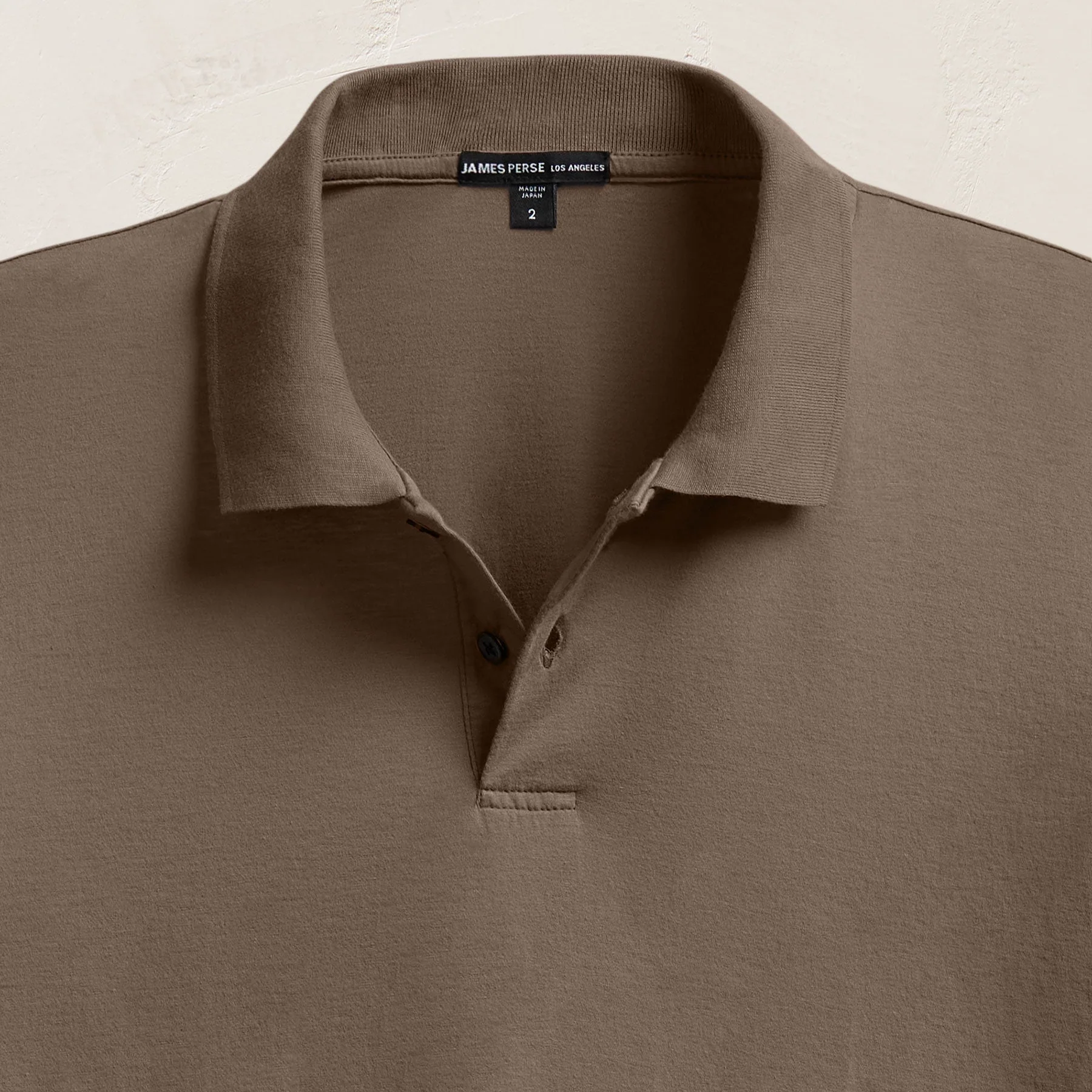 Luxe Lotus Jersey Polo - Caribou - Image 4
