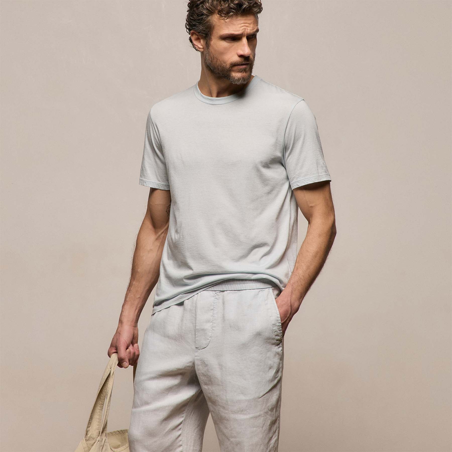 Luxe Lotus Jersey Tee - Memory - Image 5