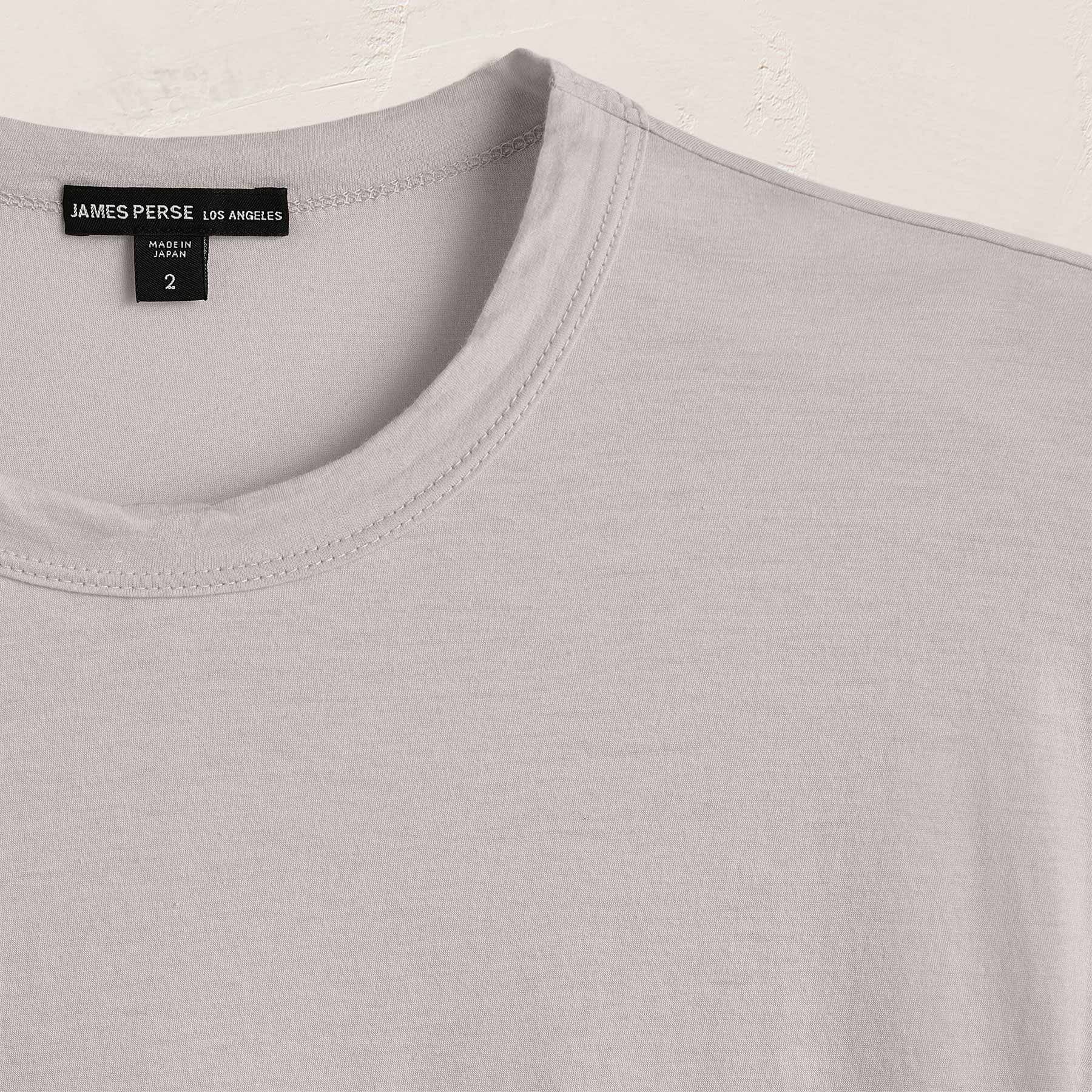 Luxe Lotus Jersey Tee - Silver - Image 2