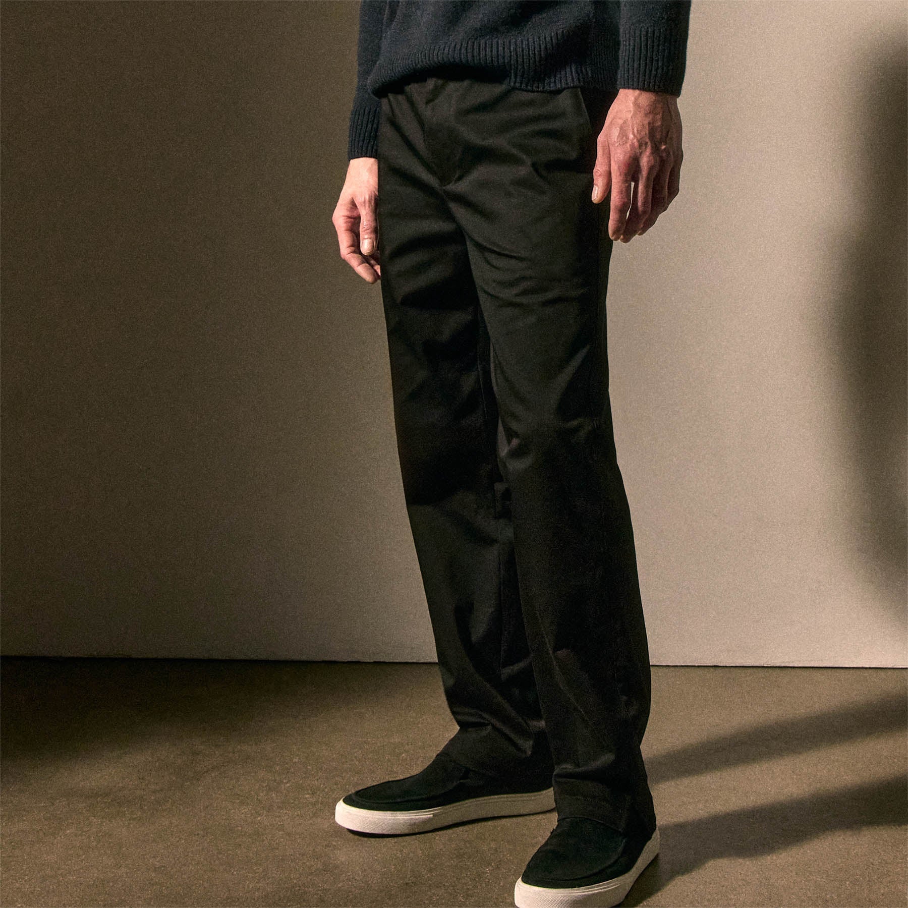 Men's Coastal Suede Slip On - Black - Image 4