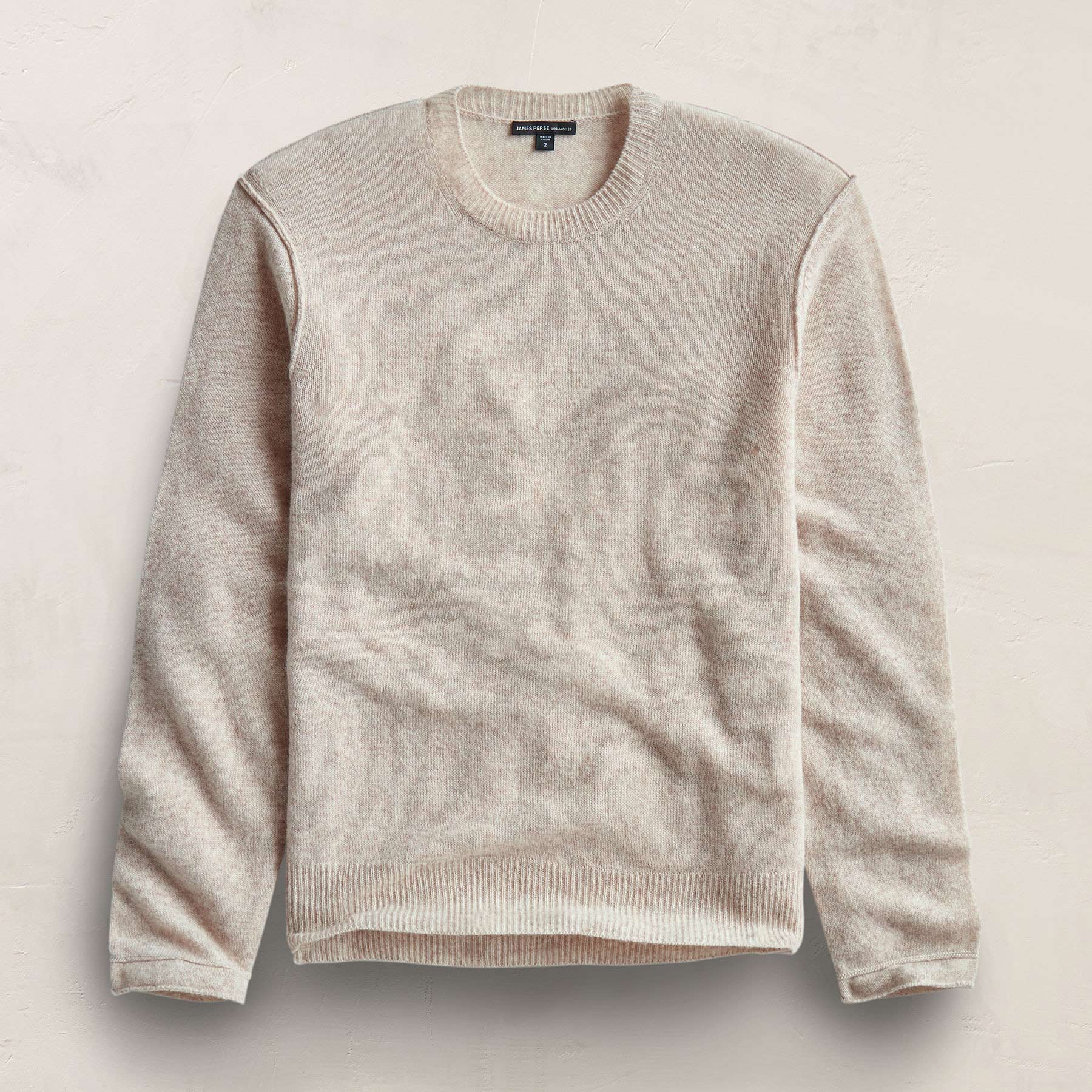 Men's Soft Featherweight Cashmere Crew Gift Set - Grey Glacier/Light Beige - Image 3