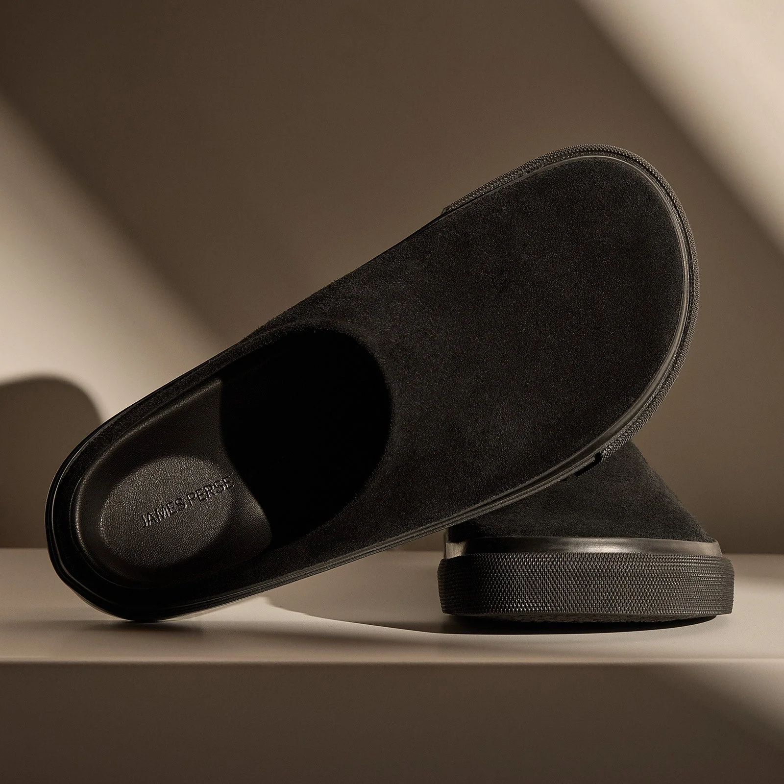 Men's Suede Clog - Black - Image 5