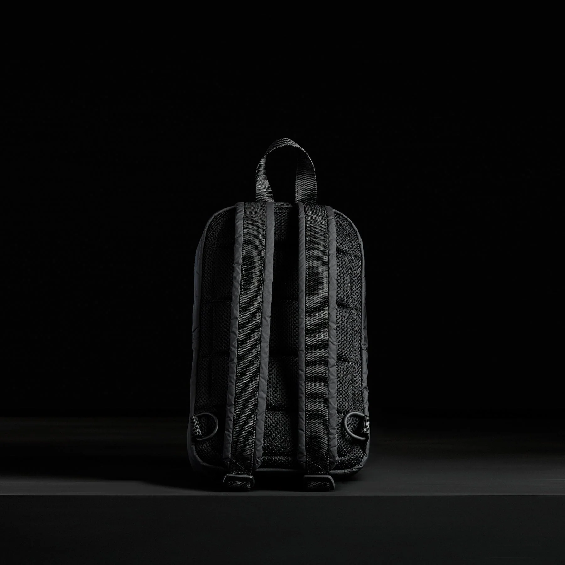 Mini Zip Backpack - Black - Image 4