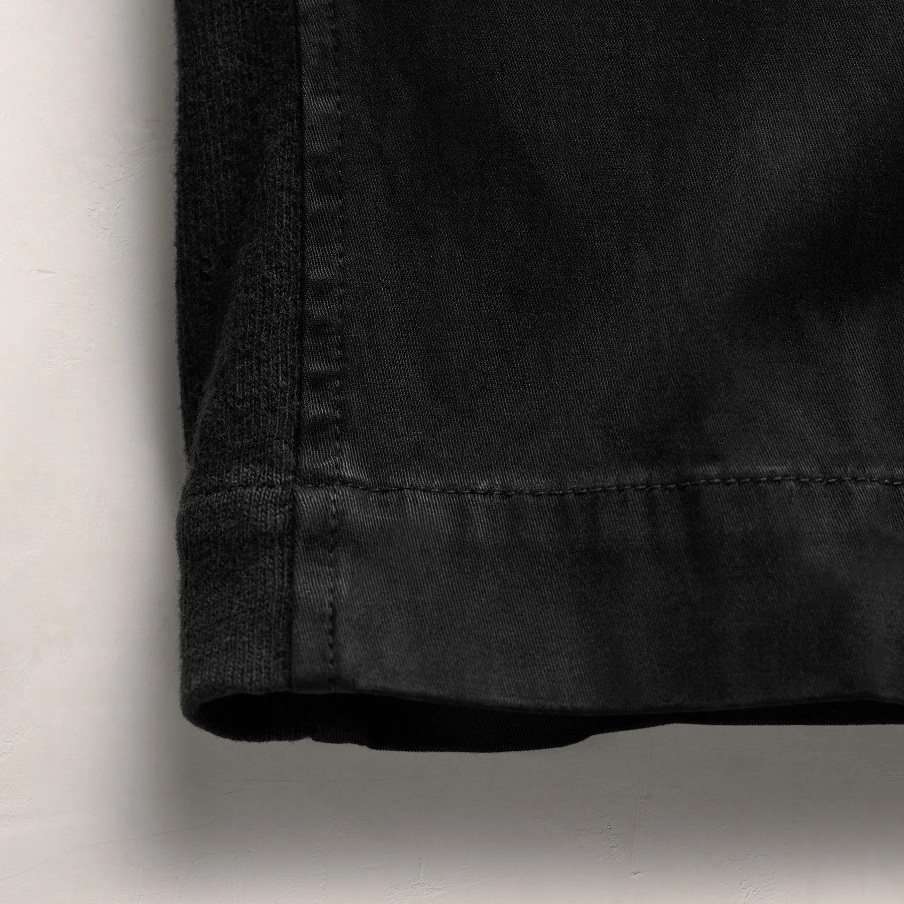 Mixed Media Straight Pant - Black - Image 9