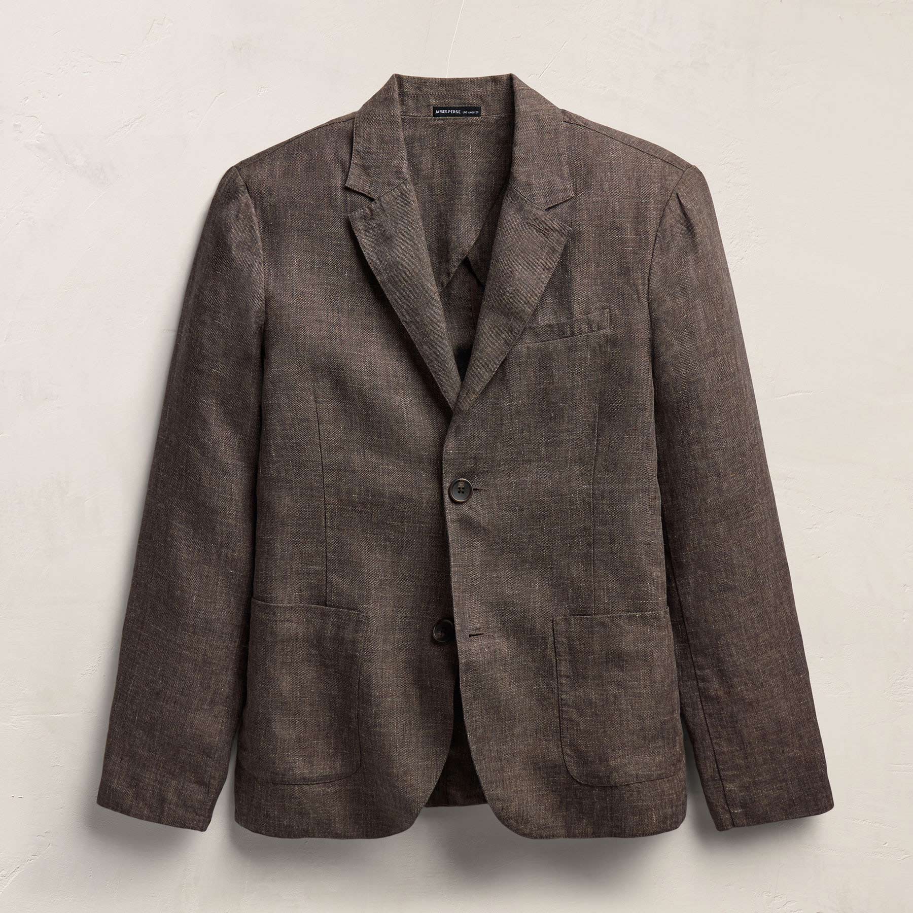 Montecito Linen Blazer - Bark - Image 2
