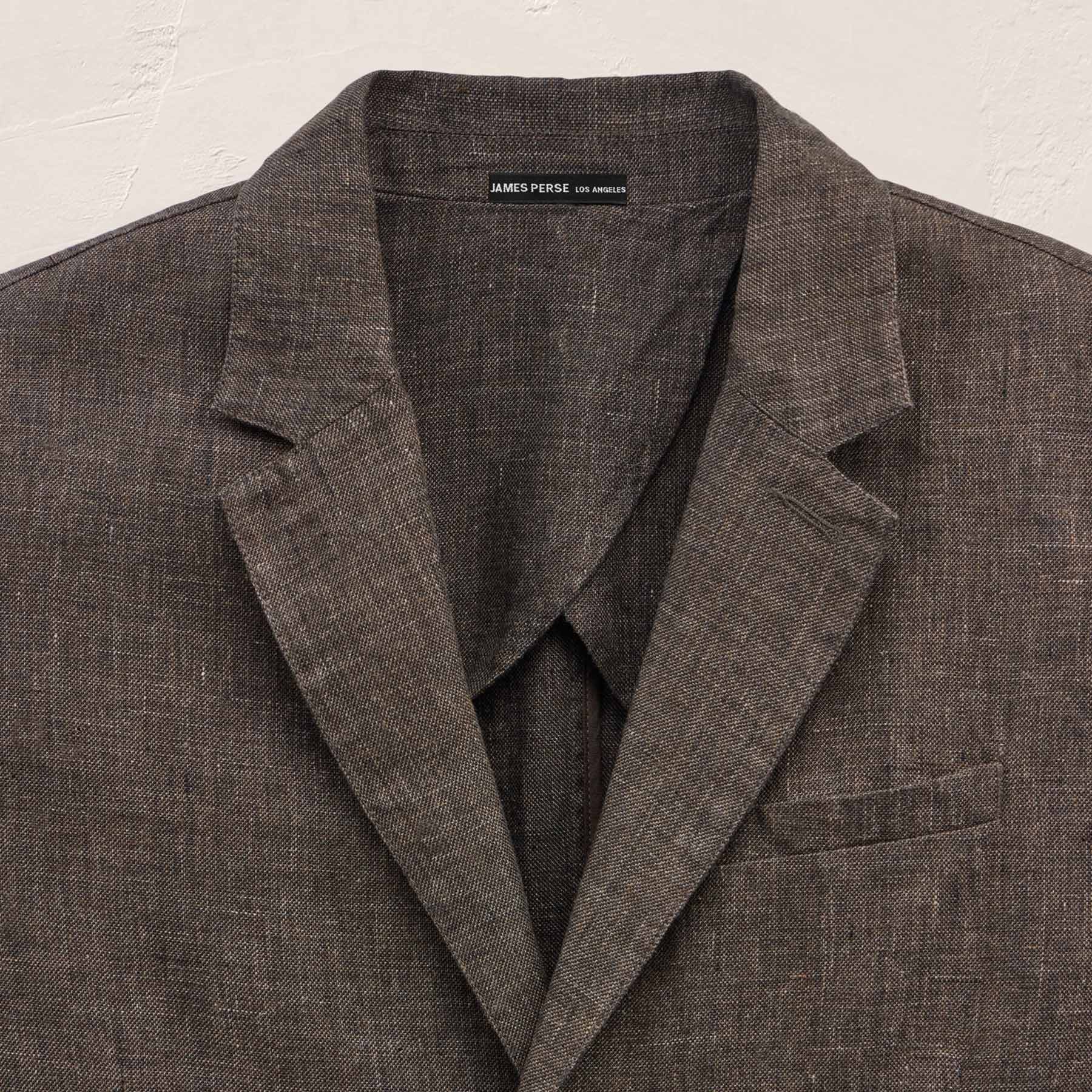 Montecito Linen Blazer - Bark - Image 7