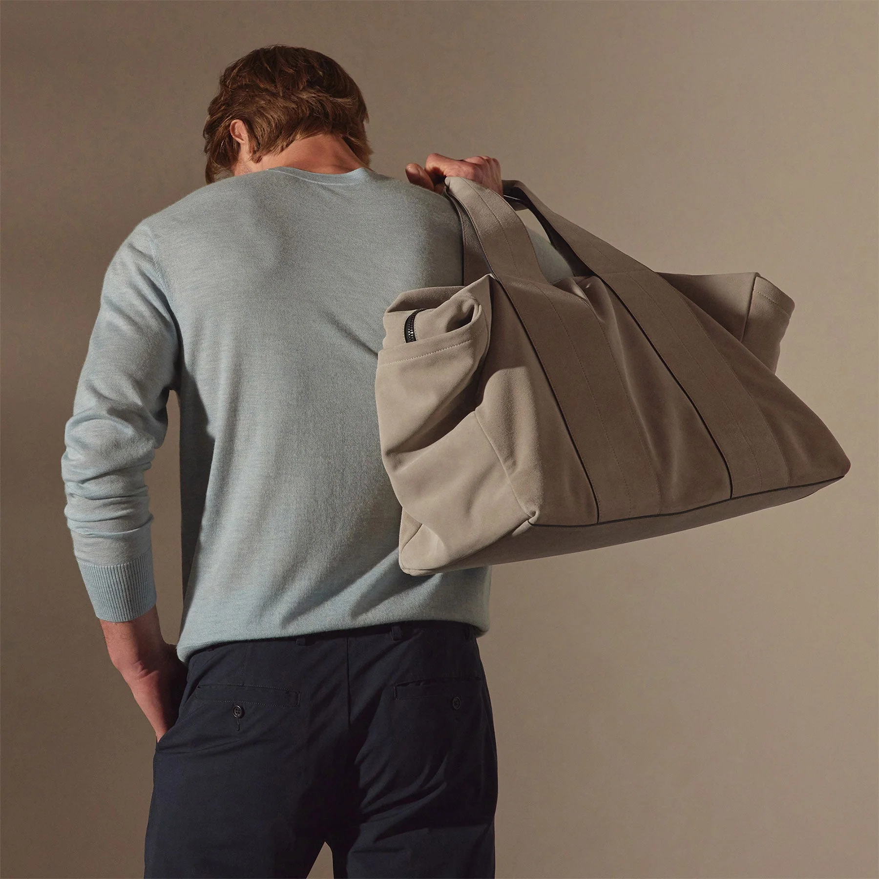 Suede Montecito Weekend Bag - Earth - Image 3