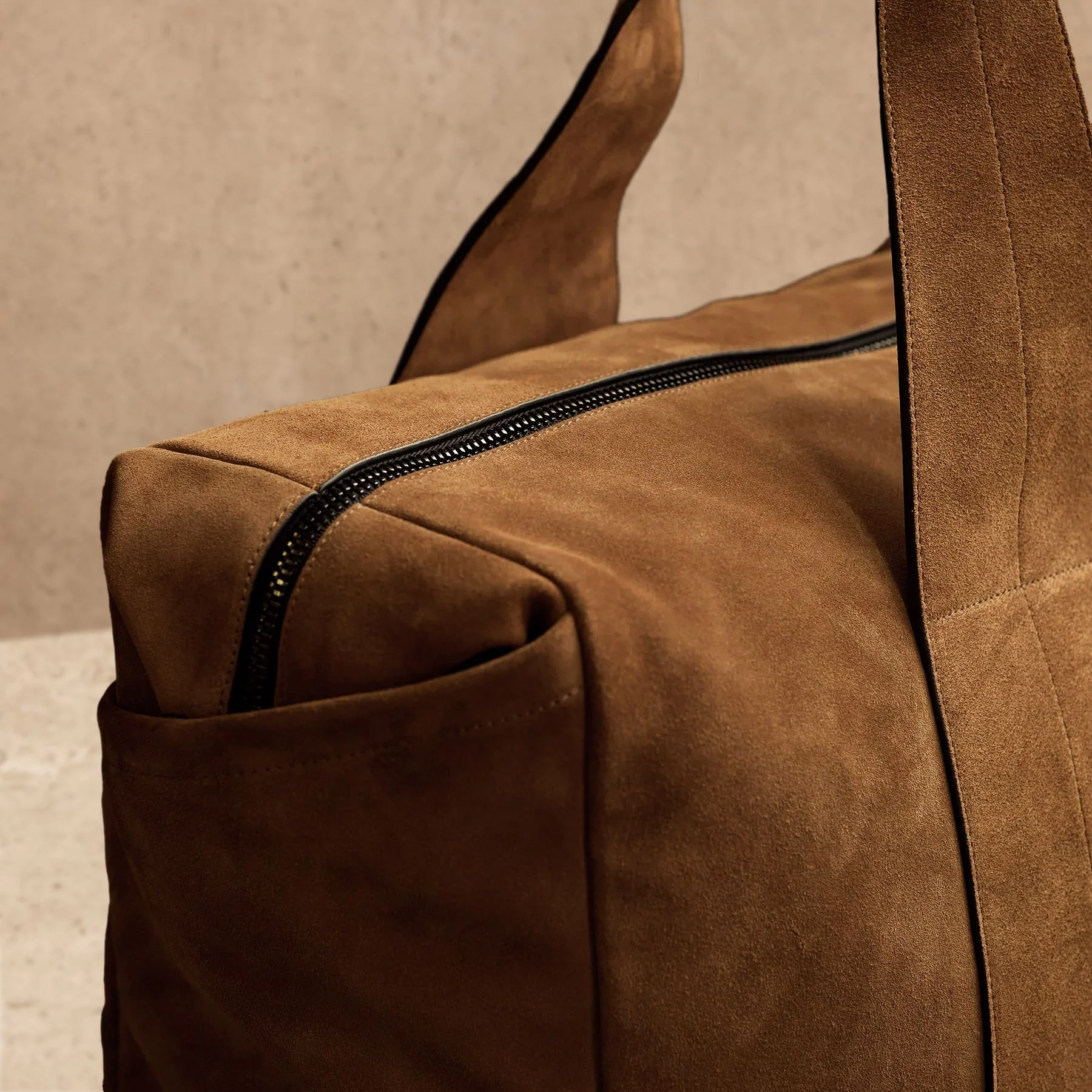 Suede Montecito Weekend Bag - Tabacco - Image 3