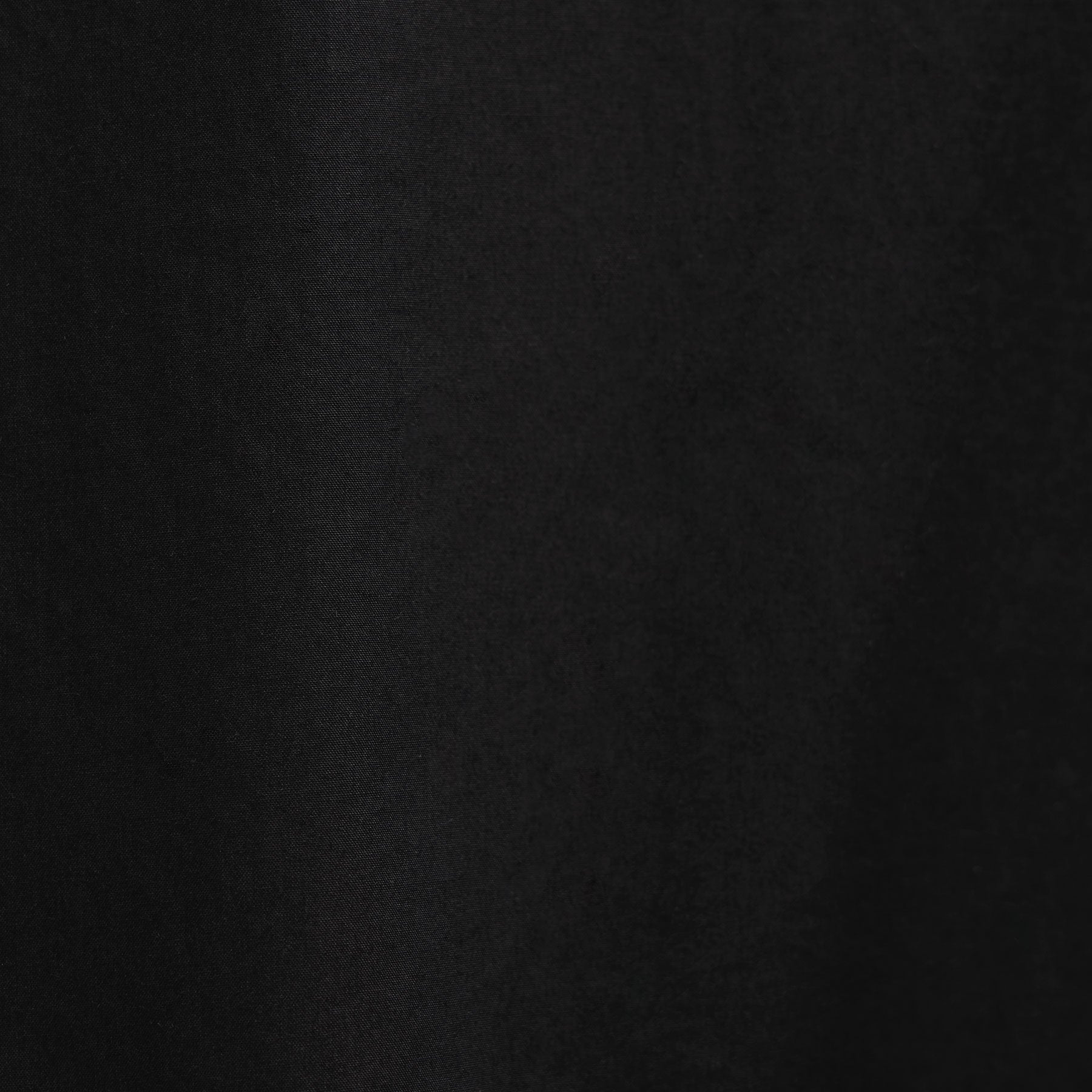 Poplin Collarless Shirt - Black - Image 6