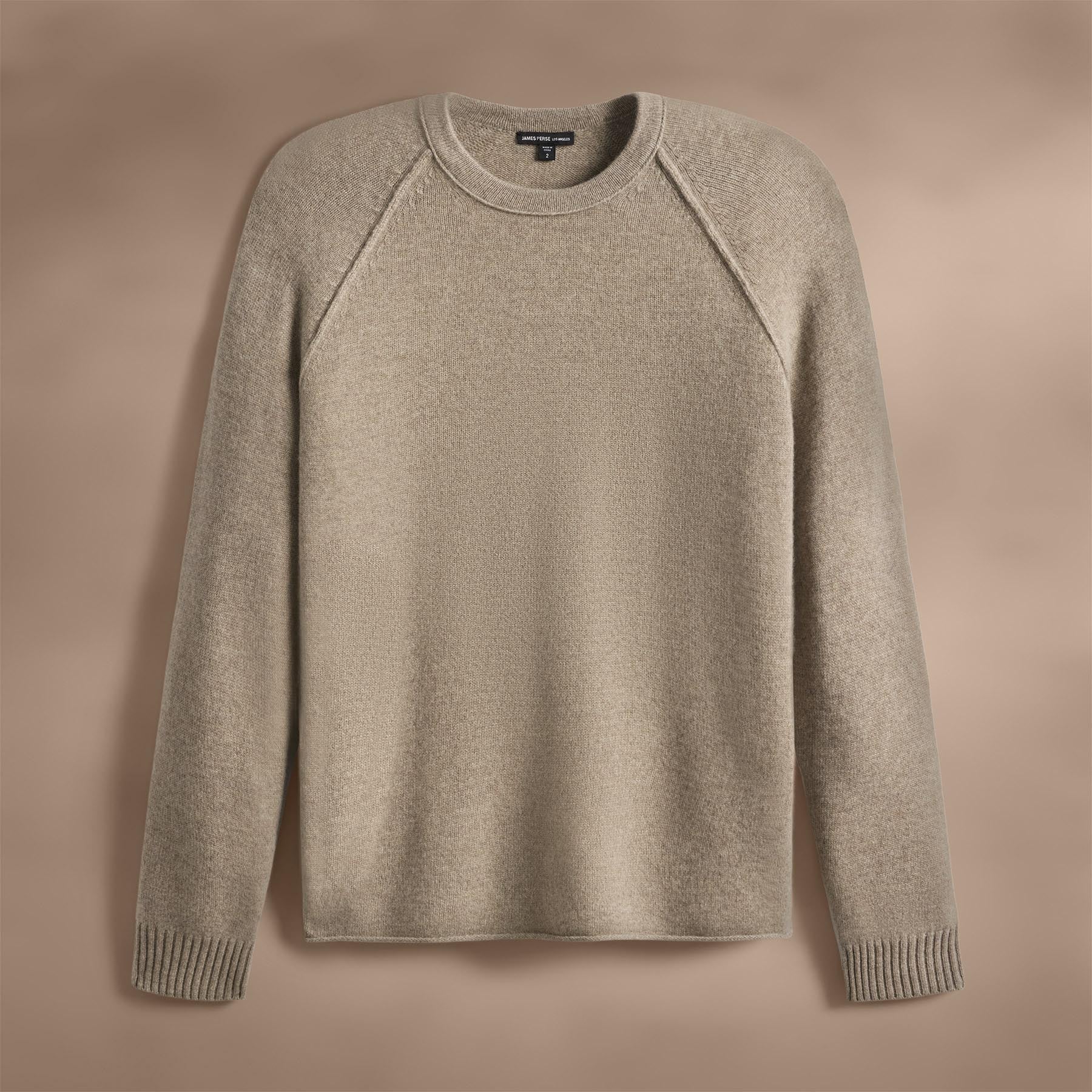 Recycled Cashmere Crew Sweater - Coyote - Image 2
