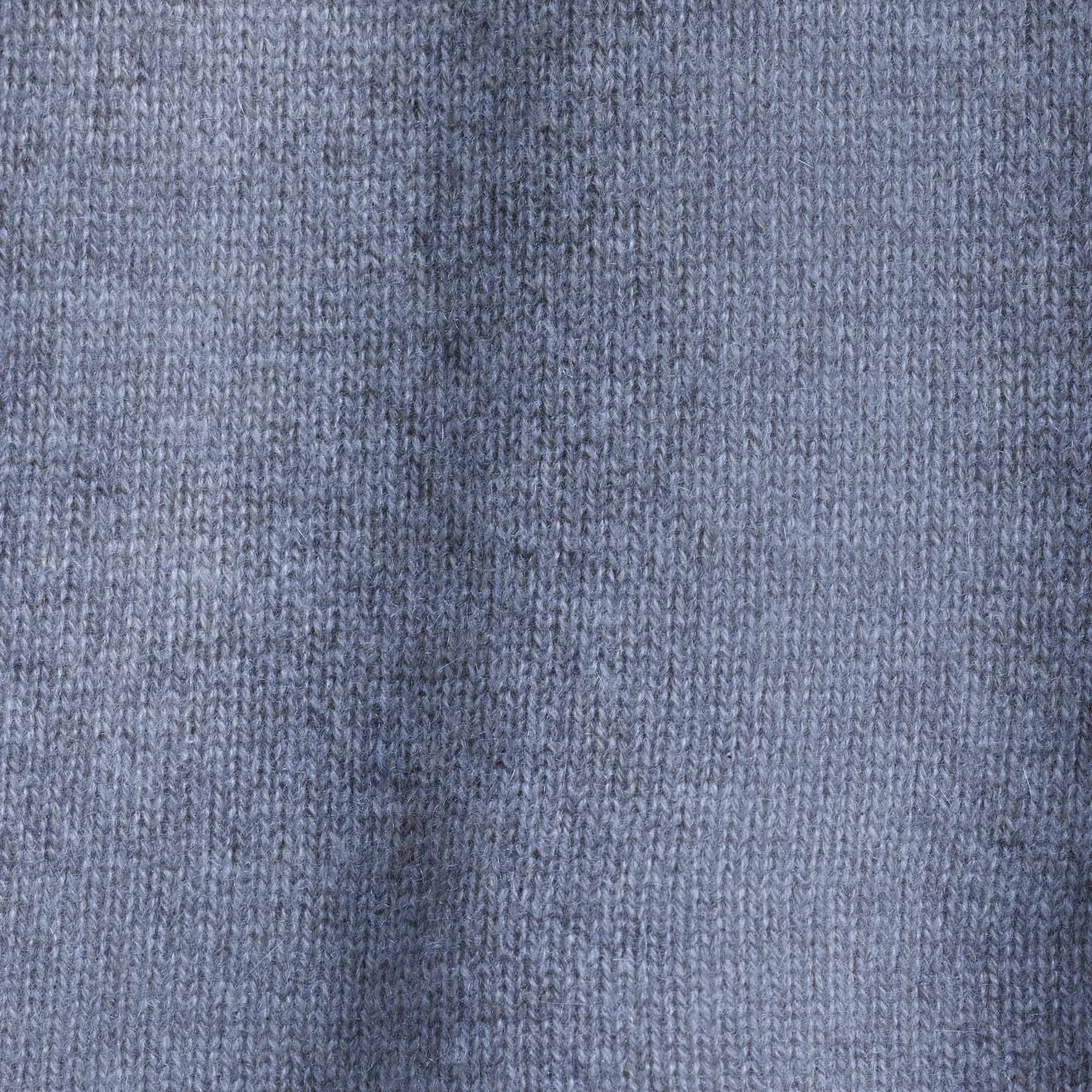 Recycled Cashmere Crew Sweater - Faded Indigo - Image 5