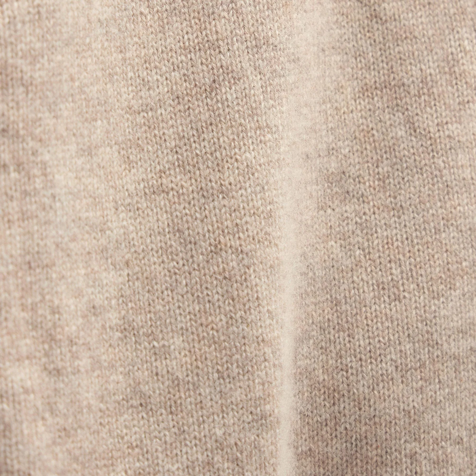 Recycled Cashmere Track Jacket - Stone - Image 7