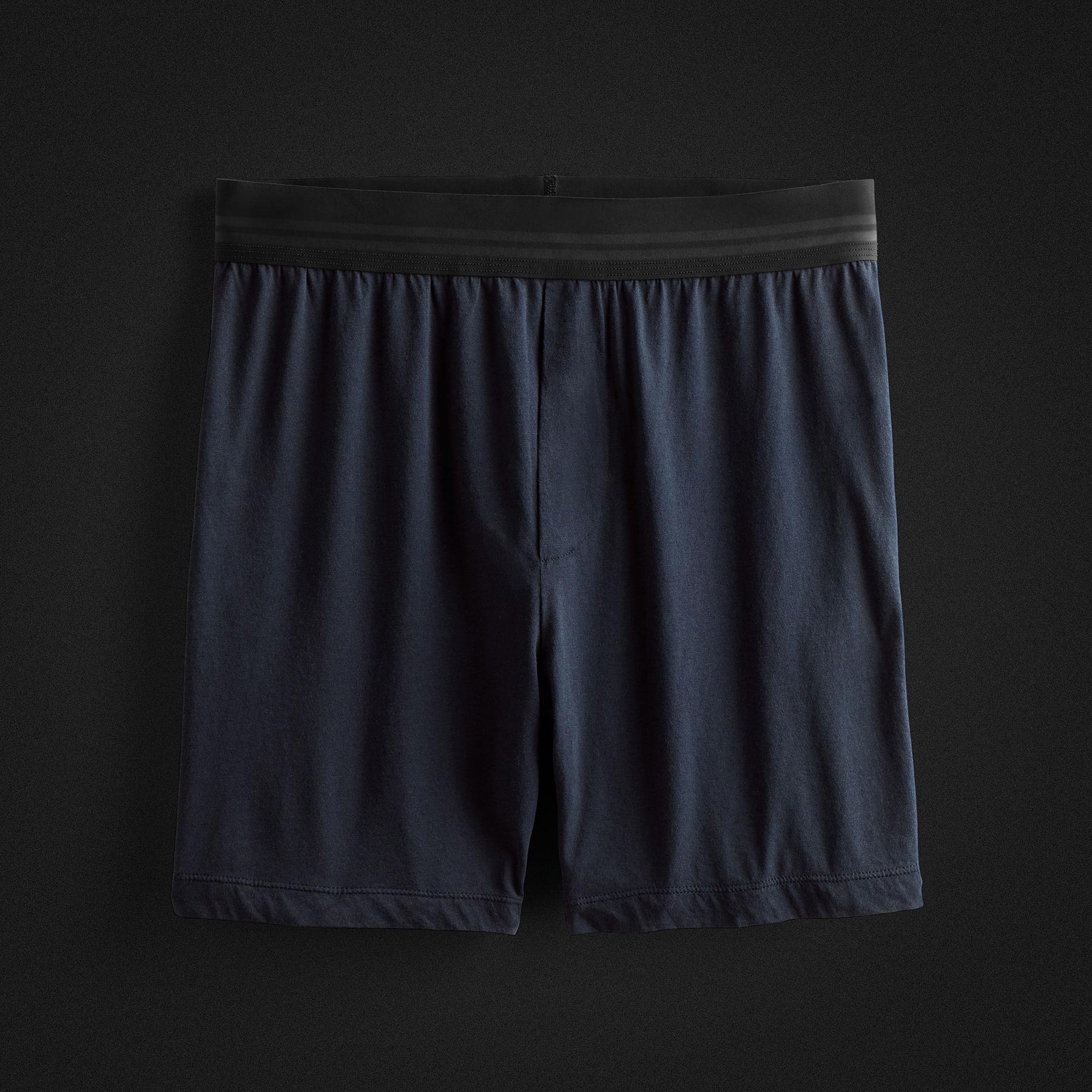 Relaxed Fit Boxer Short 3 Pack - Black/White/French Navy - Image 4