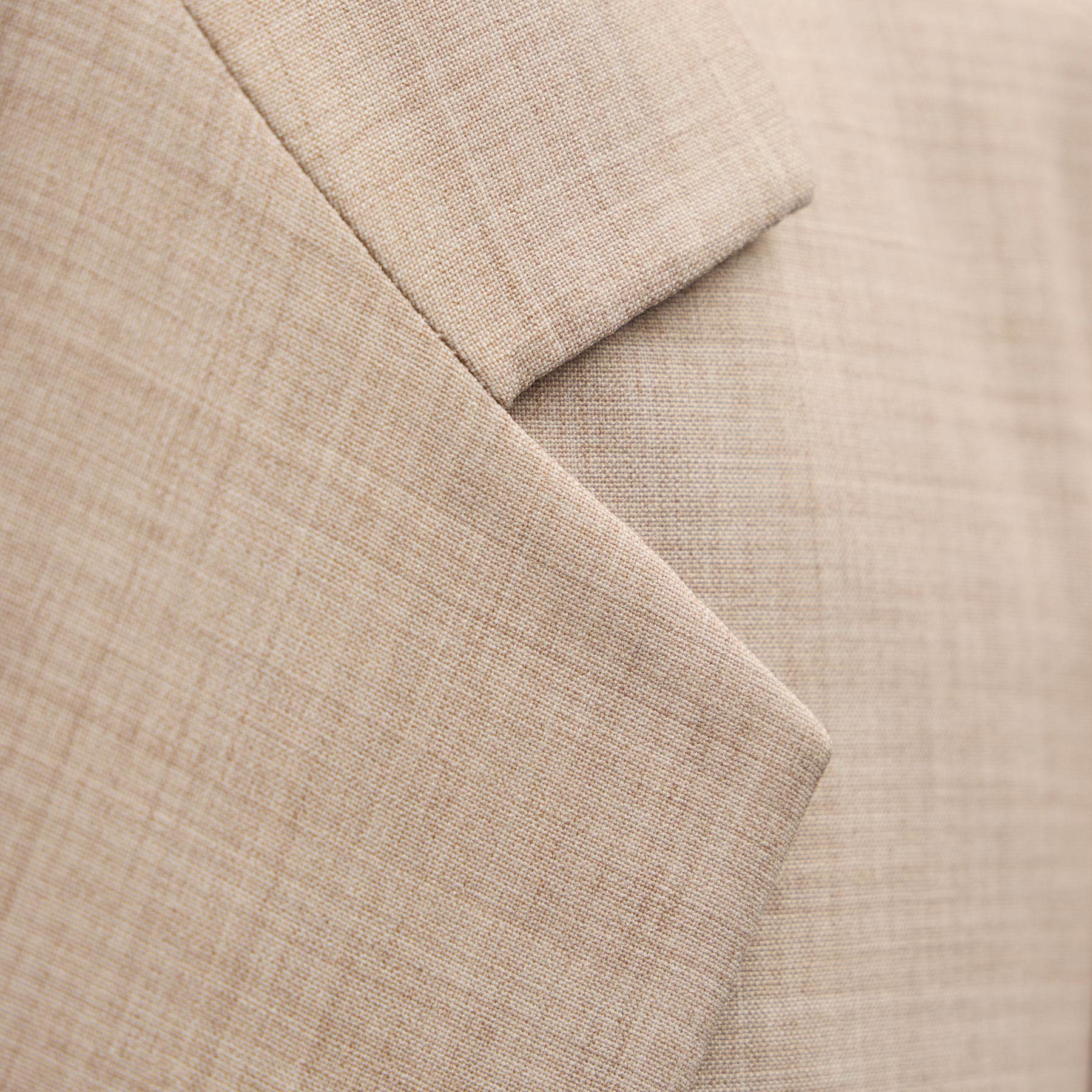 Relaxed Wool Blend Melange Blazer - Heather Stone - Image 10