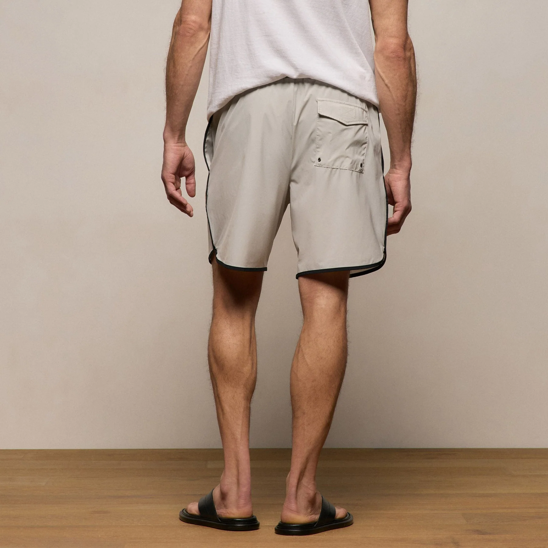 Retro Boardshort - Salt/Black - Image 5