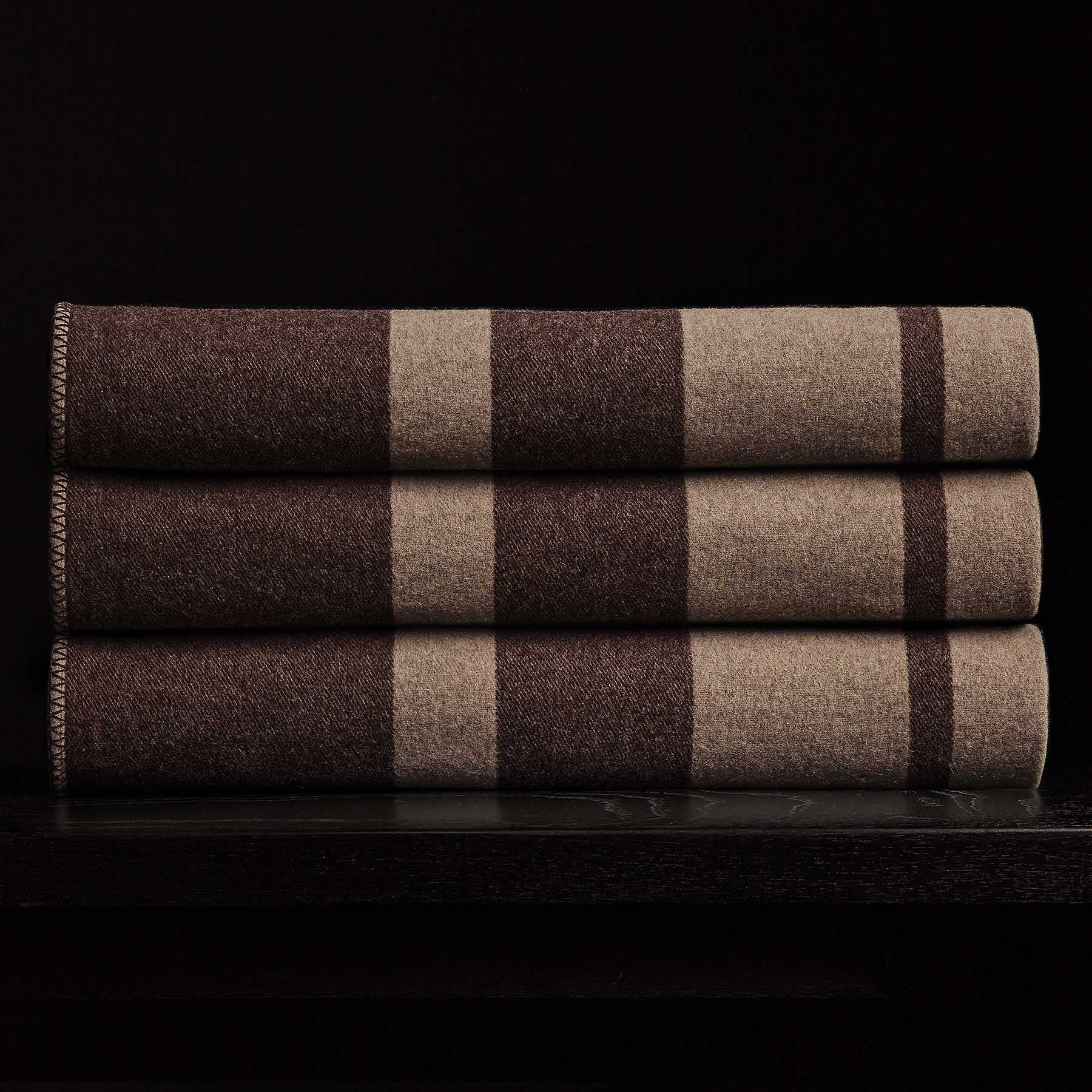 Sarti Striped Throw - Ash/Brown - Image 3