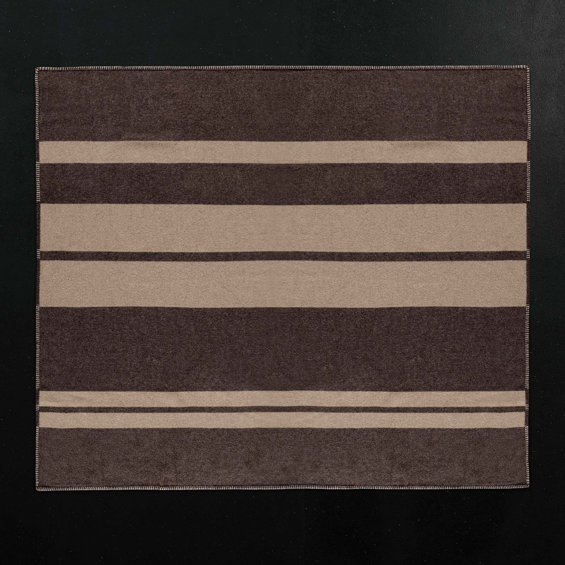 Sarti Striped Throw - Ash/Brown - Image 4