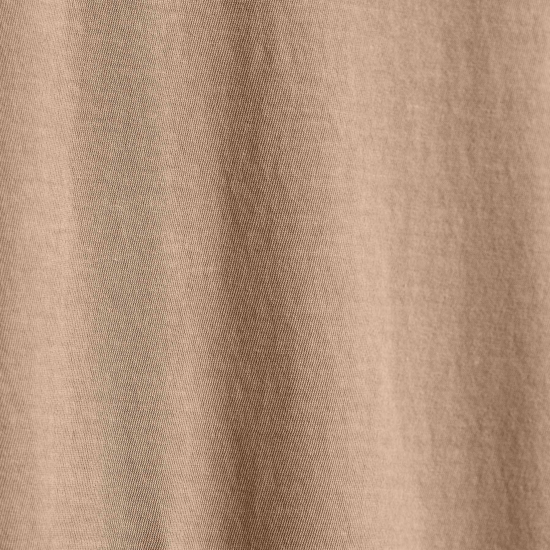 Short Sleeve Crew Neck - Coffee Pigment - Image 5