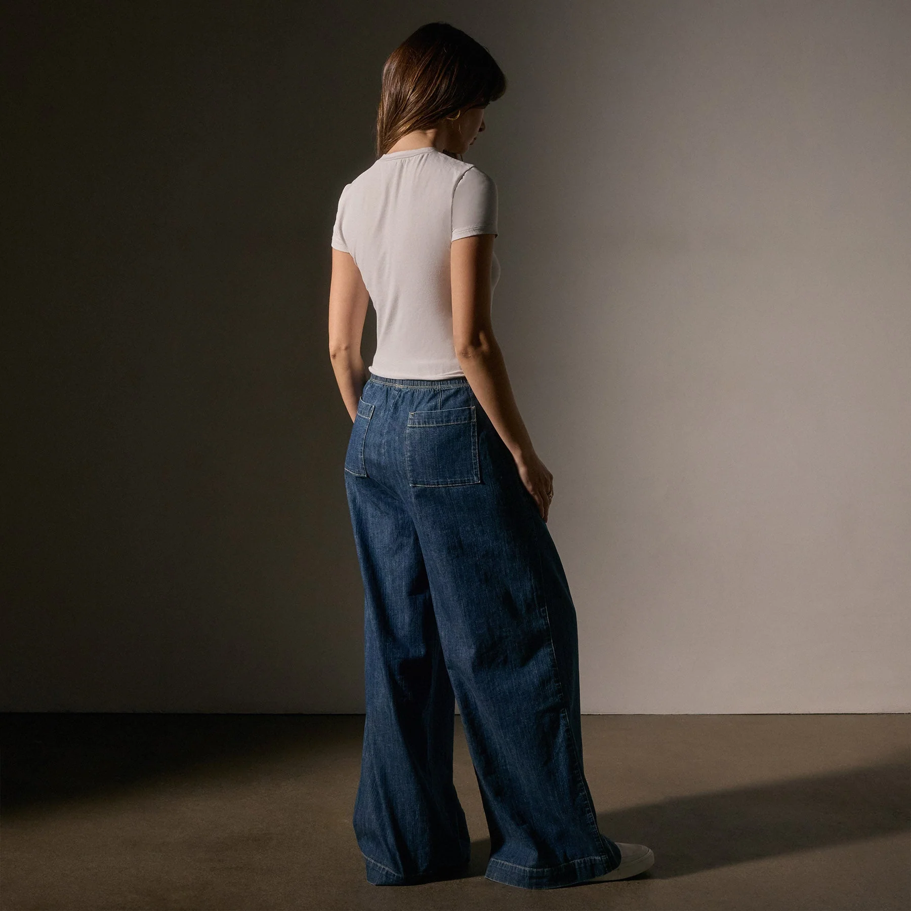 Short Sleeve Cropped Tee - Light Mist - Image 4