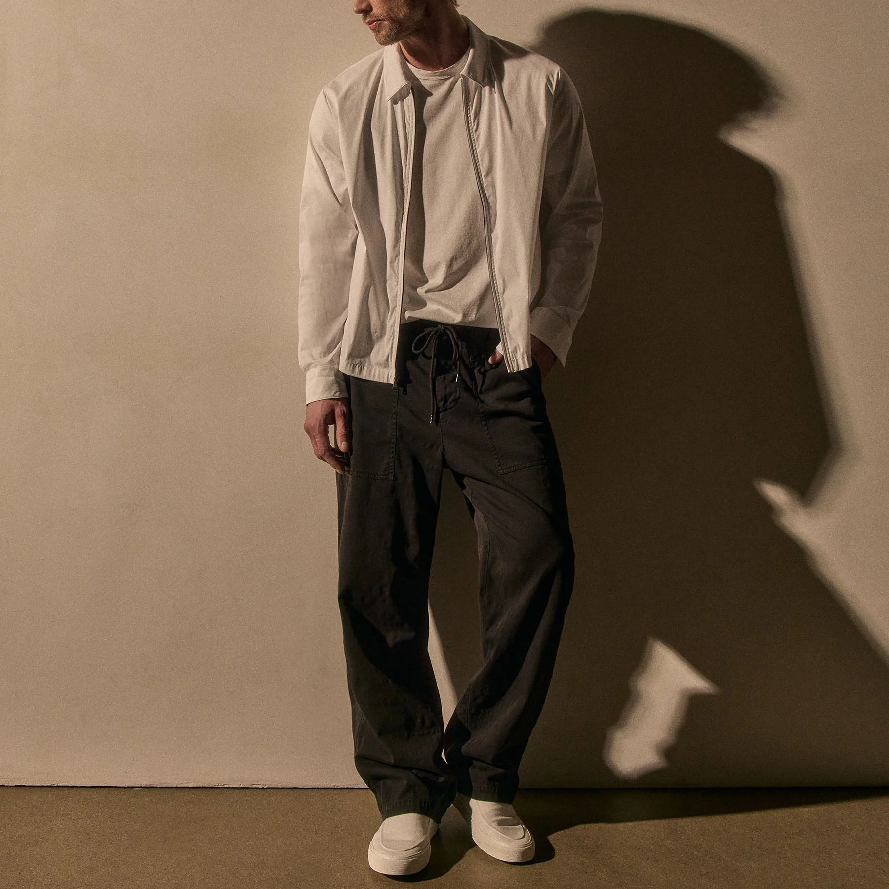Slub Cotton Utility Flight Pant - Magma Pigment - Image 2