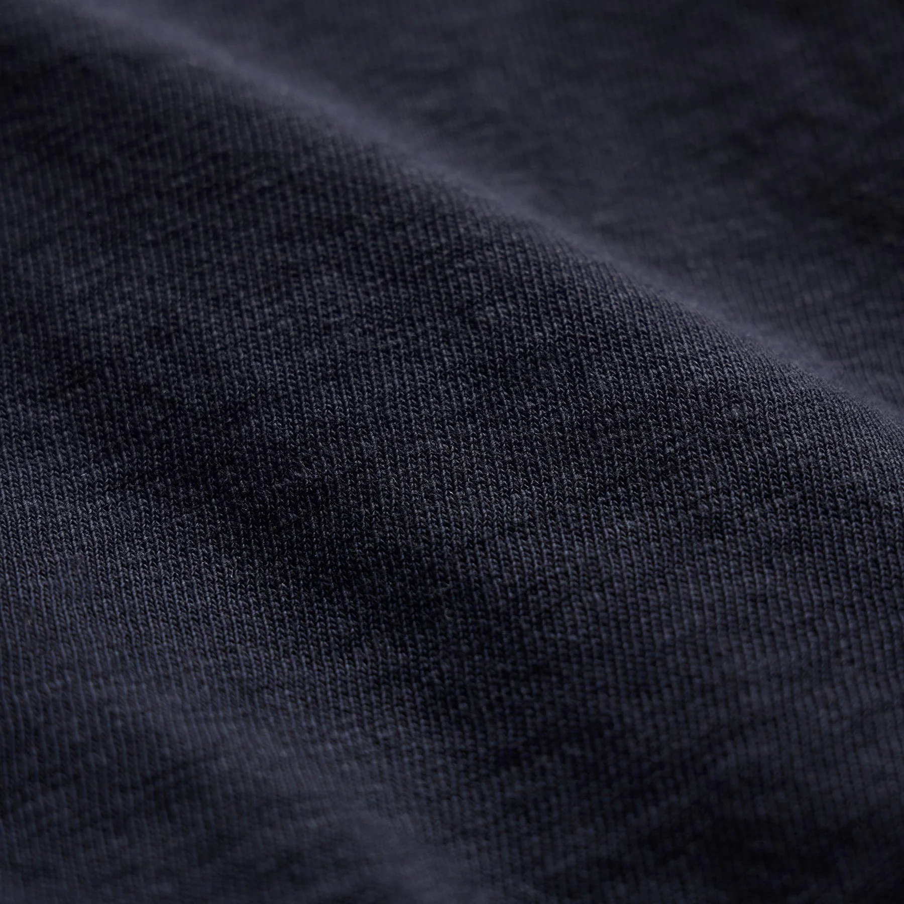 Slub Jersey Open Polo - Classic Navy - Image 8