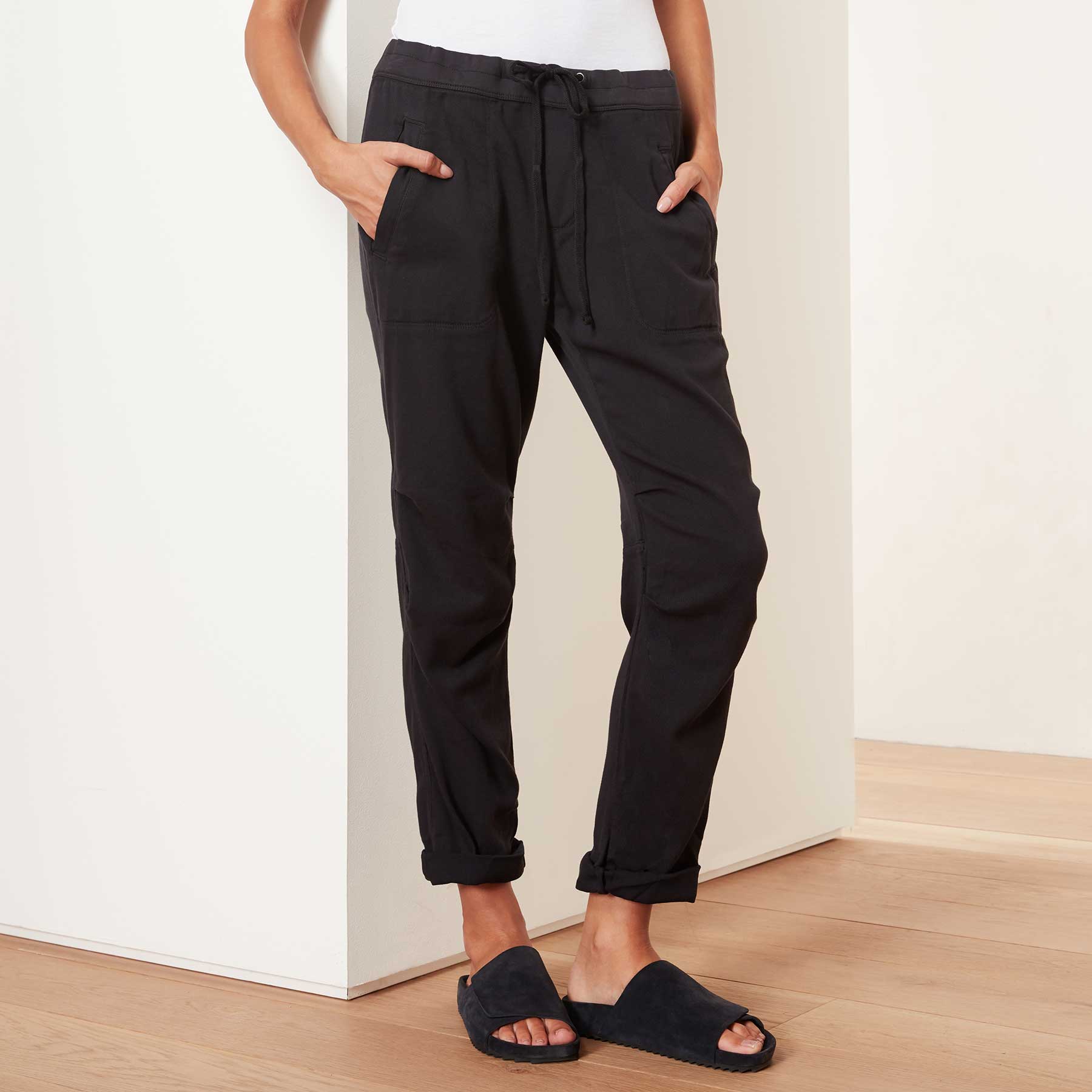 Soft Drape Pant - French Navy - Image 2