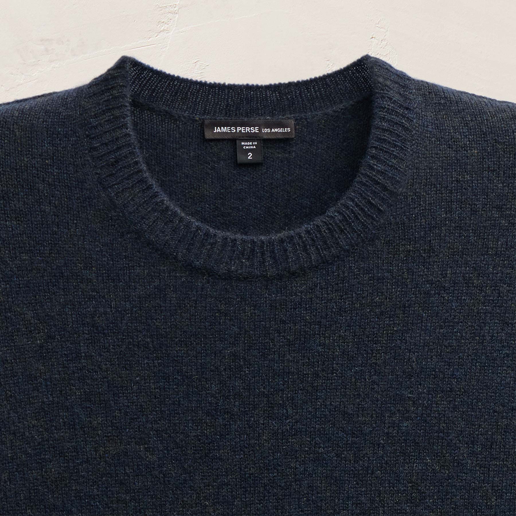 Soft Featherweight Cashmere Crew - Coal - Image 3