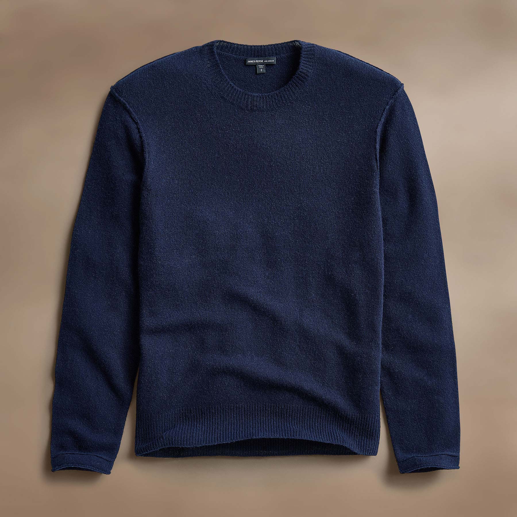 Soft Featherweight Cashmere Crew - Navy