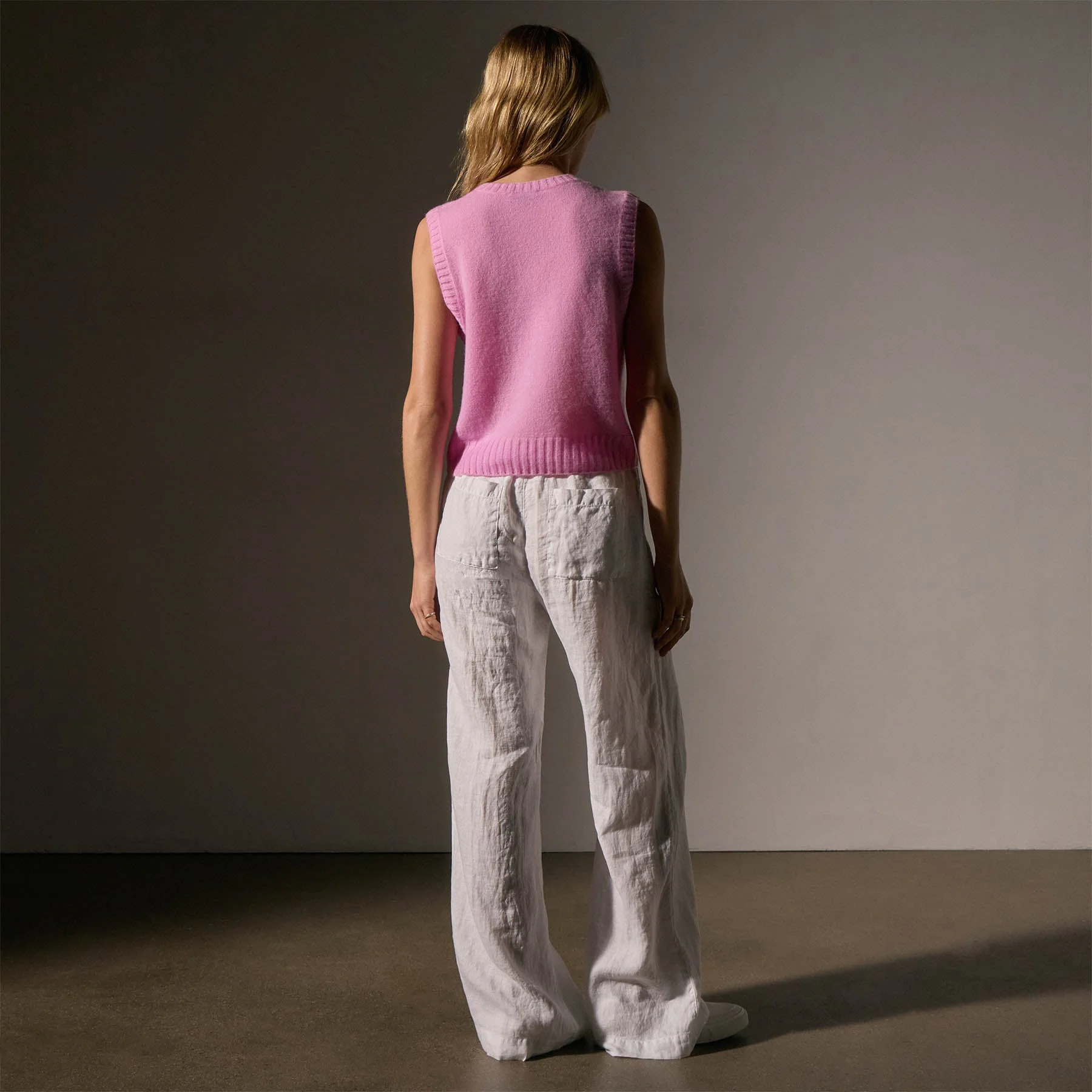 Soft Featherweight Cashmere Vest - Blossom - Image 4