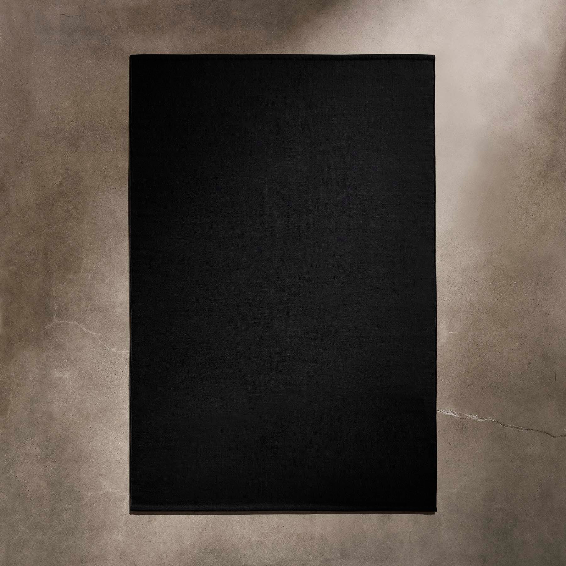 Wool Area Rug - Black - Image 3