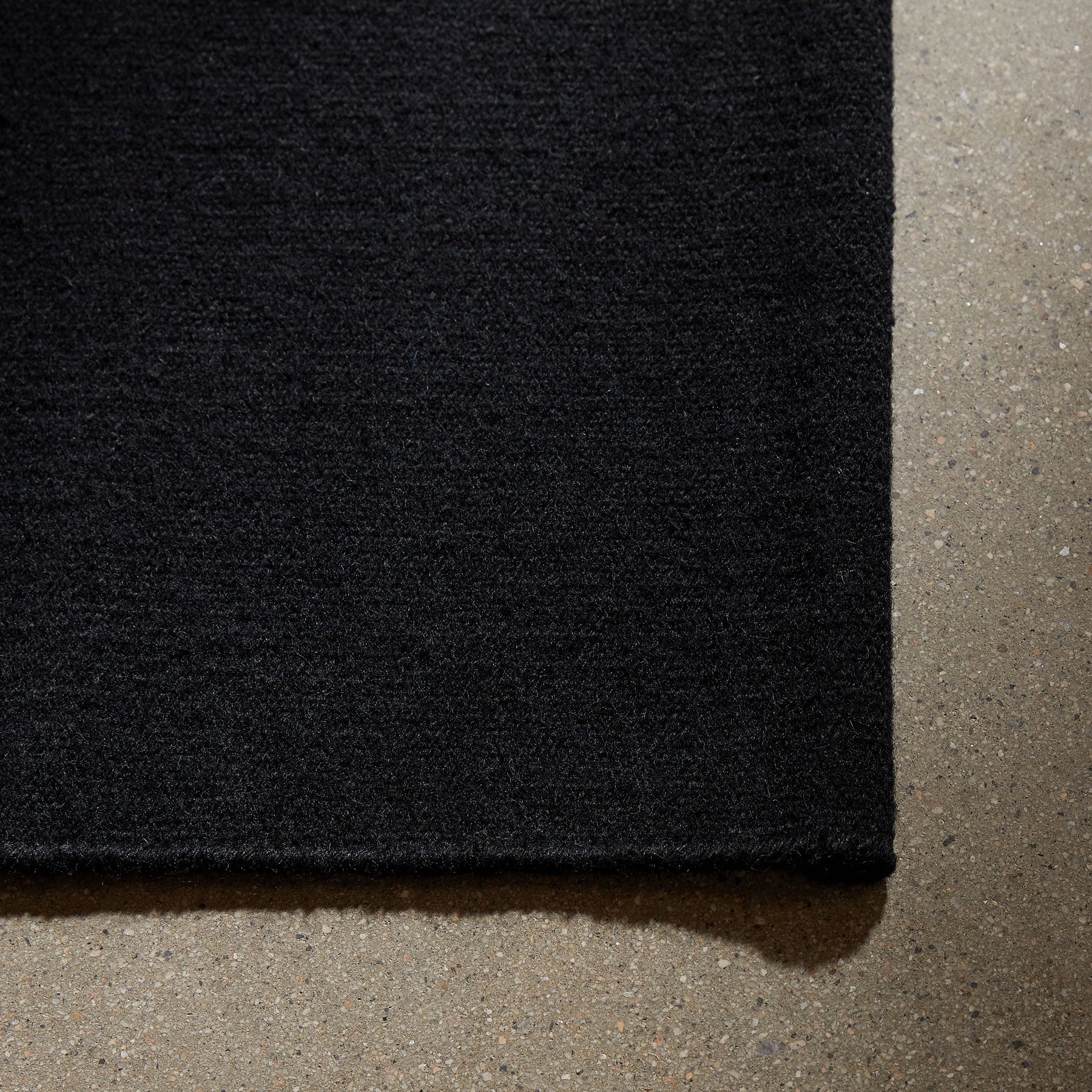 Wool Area Rug - Black - Image 4