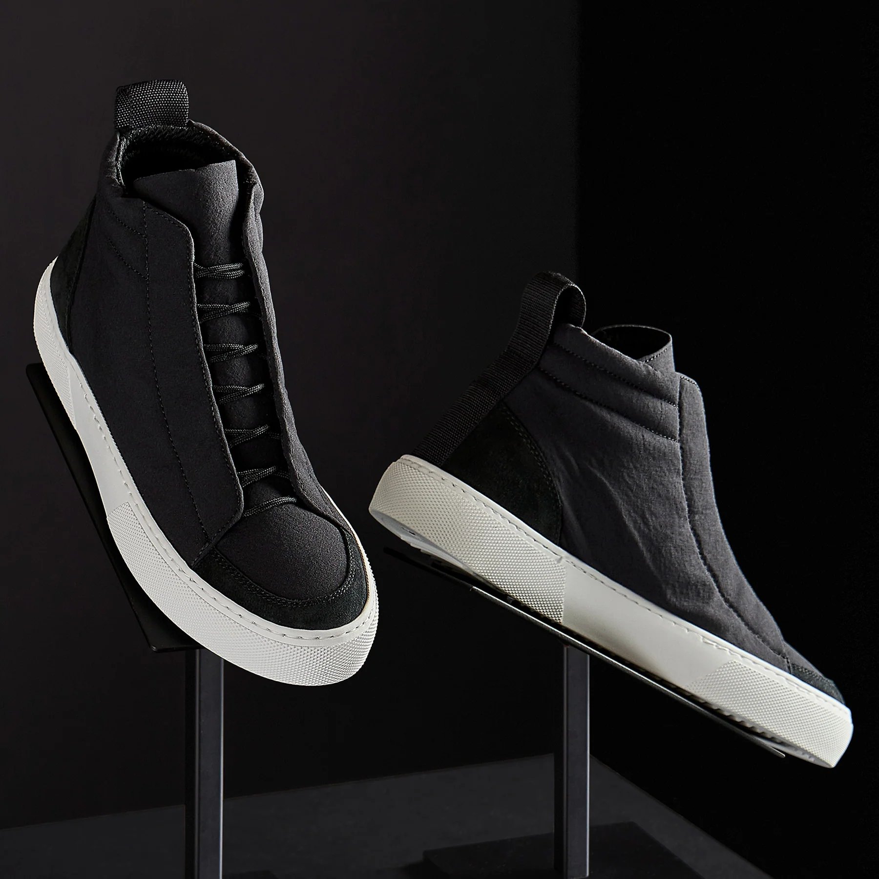 Women's Solstice High Top Skate Sneaker - Black/Black - Image 2