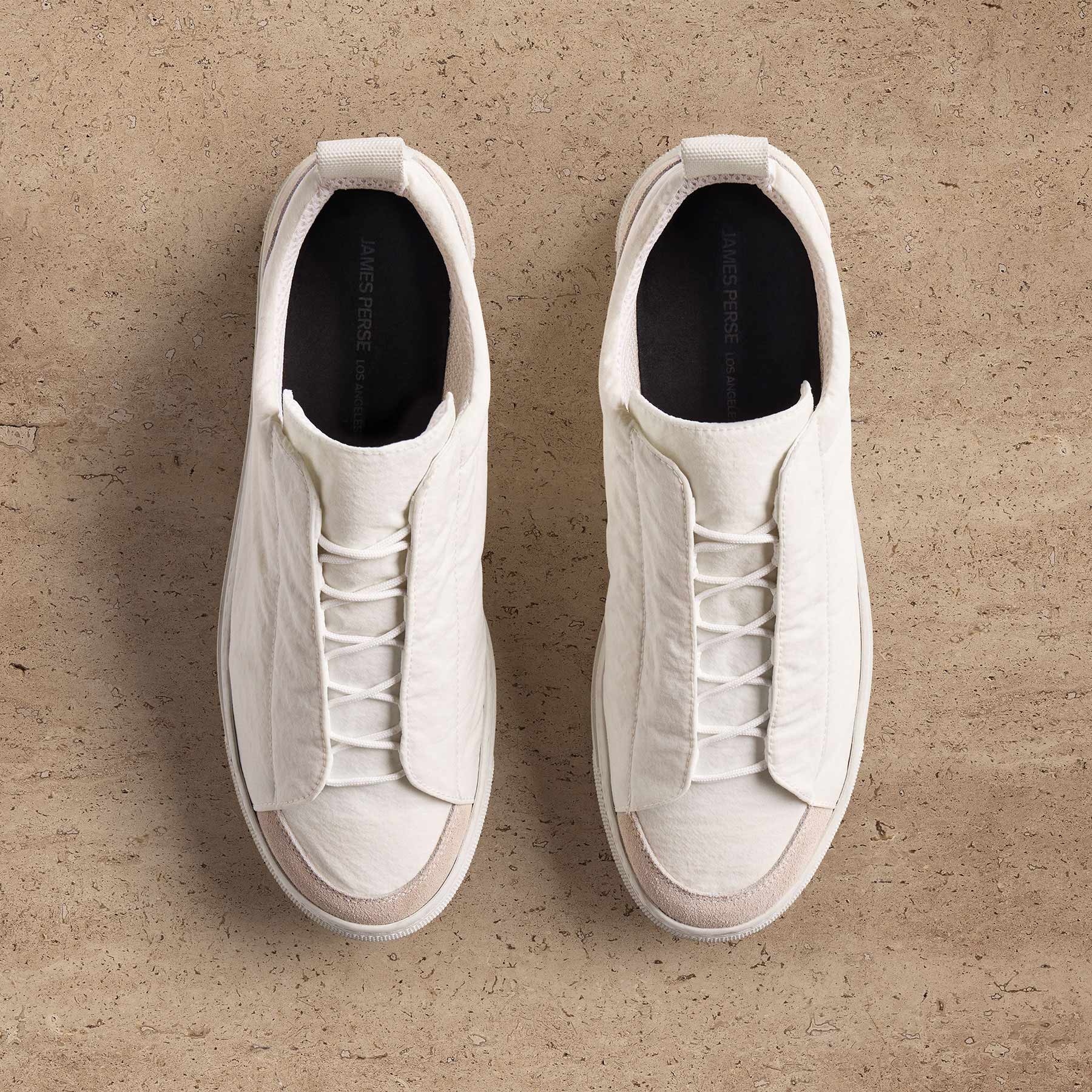 Men's Solstice Skate Low Top Sneaker - White/Taupe - Image 2