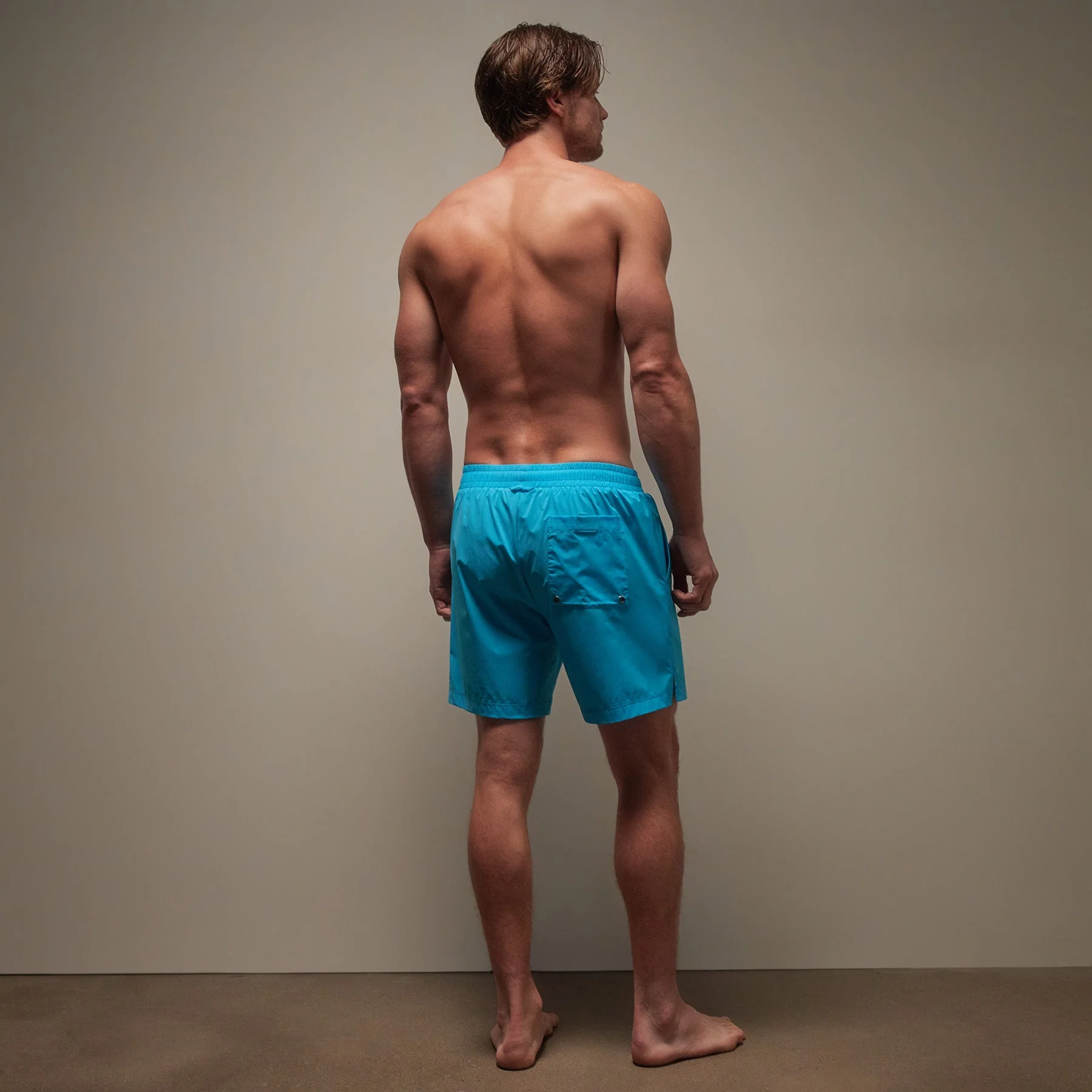 Split Hem Boardshort - Blue Lagoon - Image 4