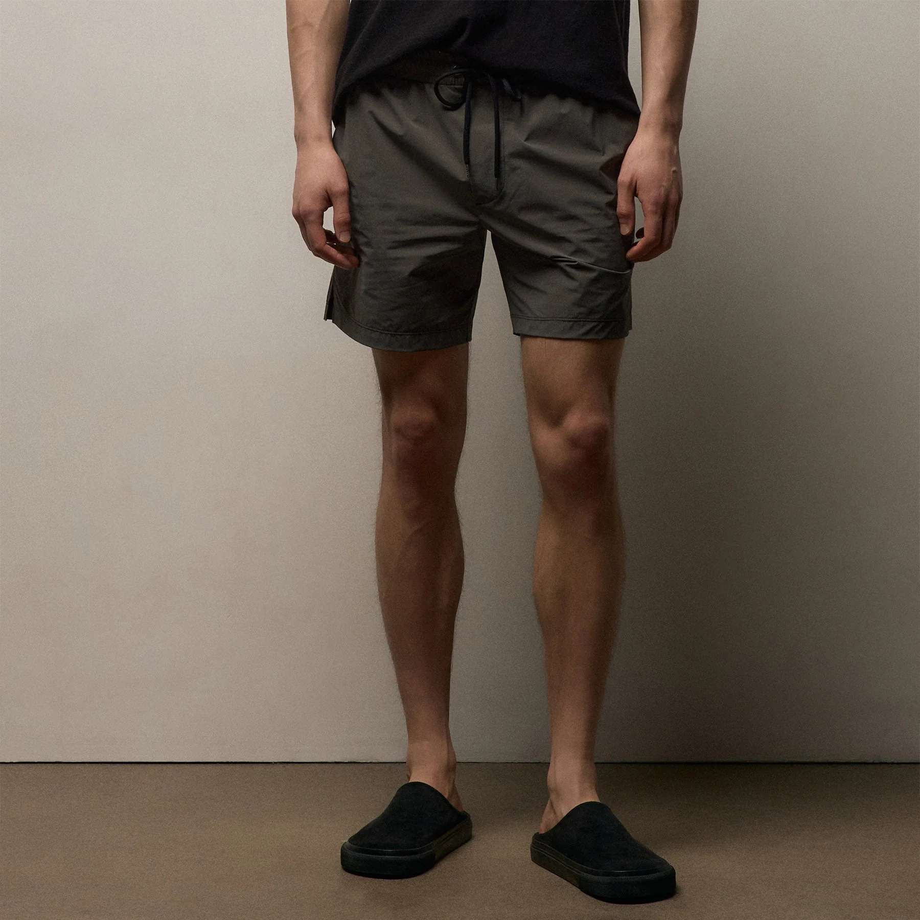 Split Hem Boardshort - Granite - Image 3
