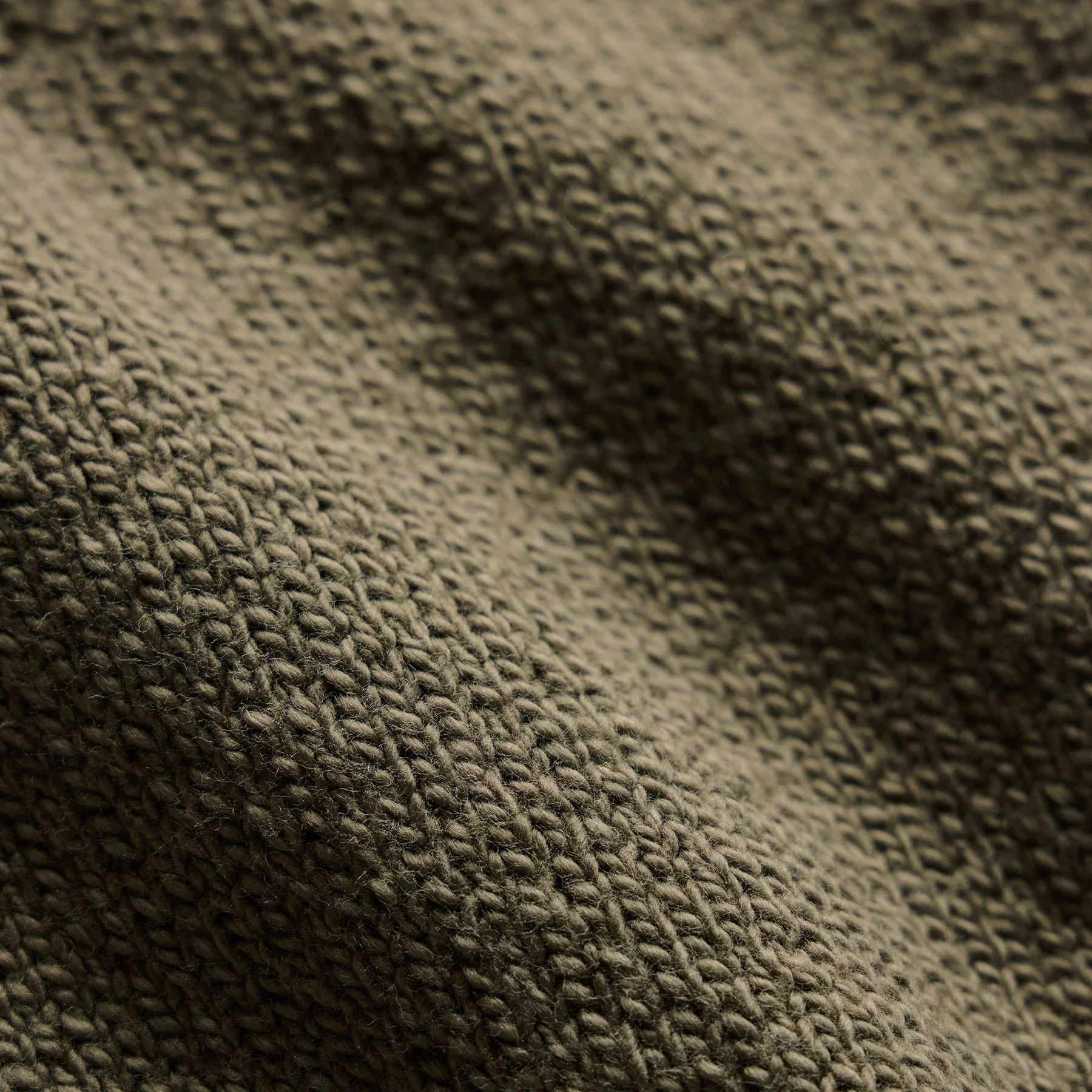 Stretch Cotton Crew Sweater - Light Olive - Image 8