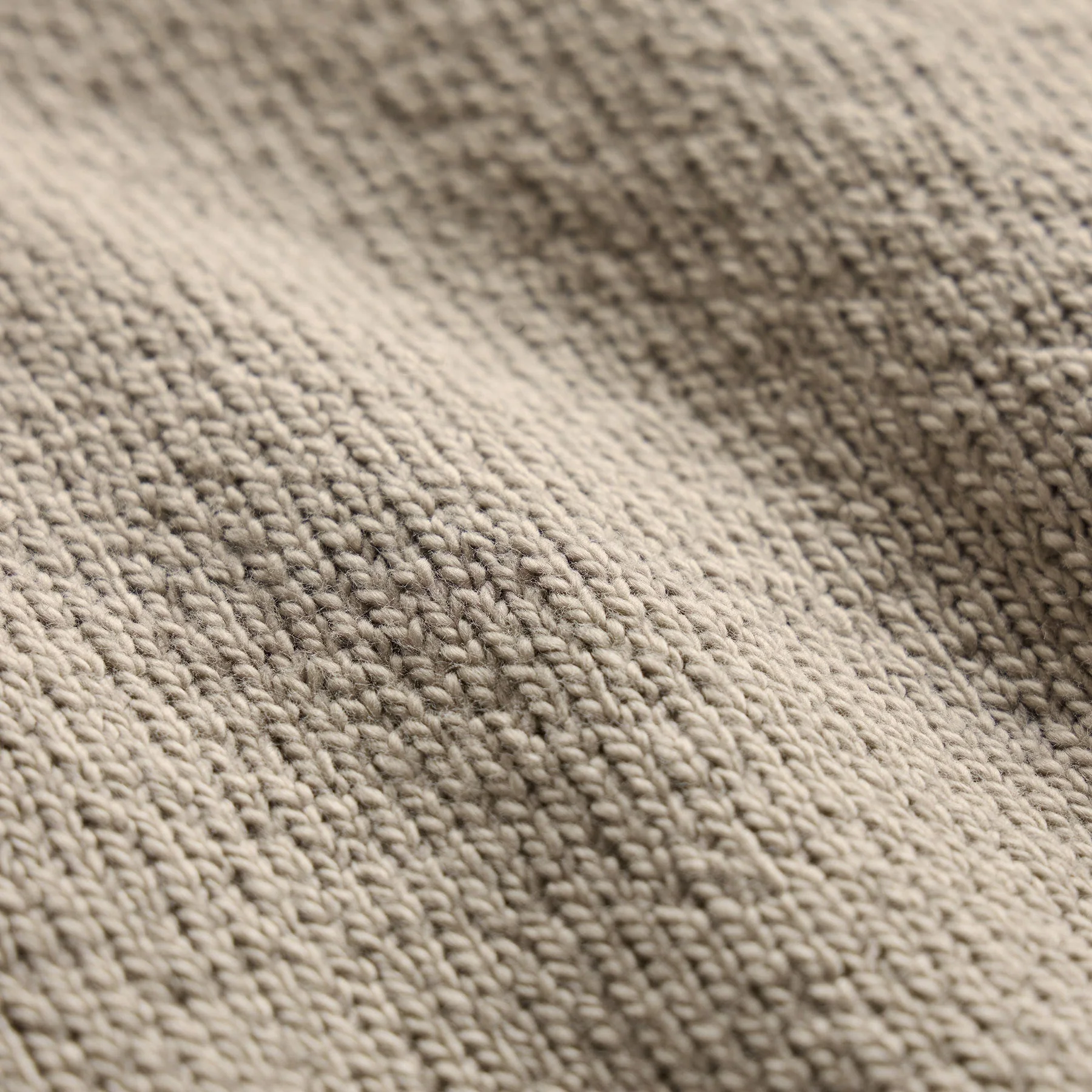 Stretch Cotton Crew Sweater - Taupe - Image 10