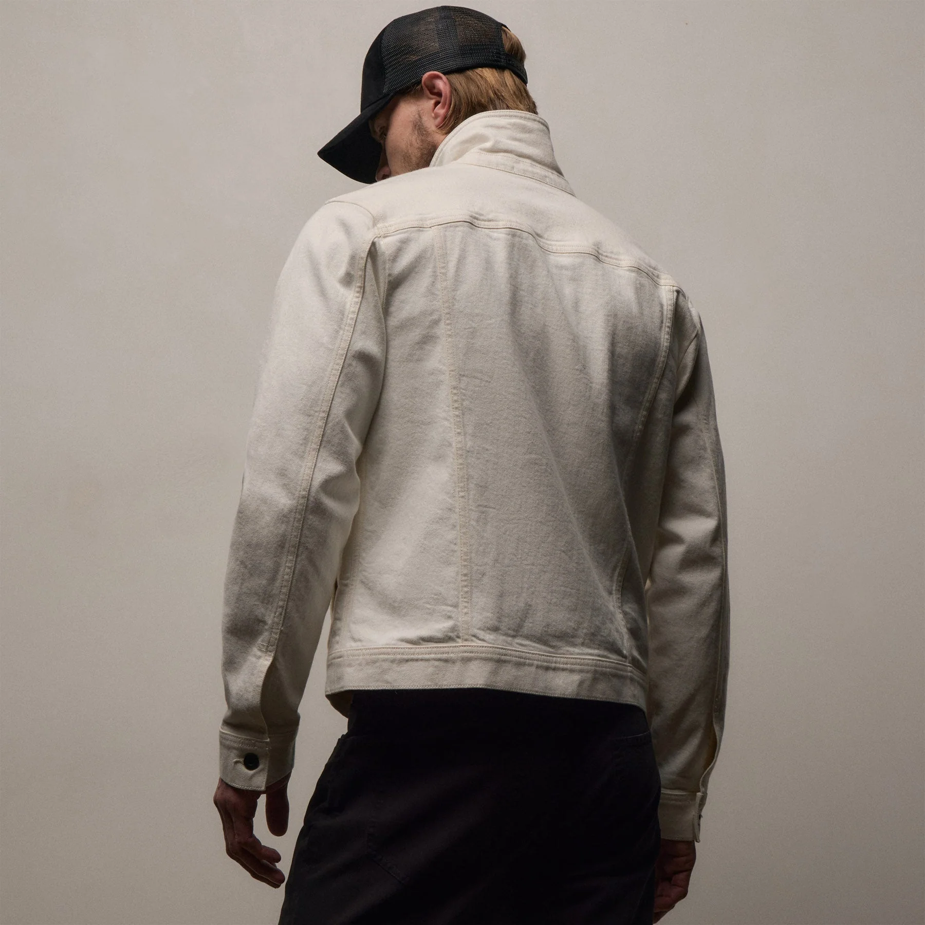 Stretch Denim Jacket - Coastal Cloud - Image 5