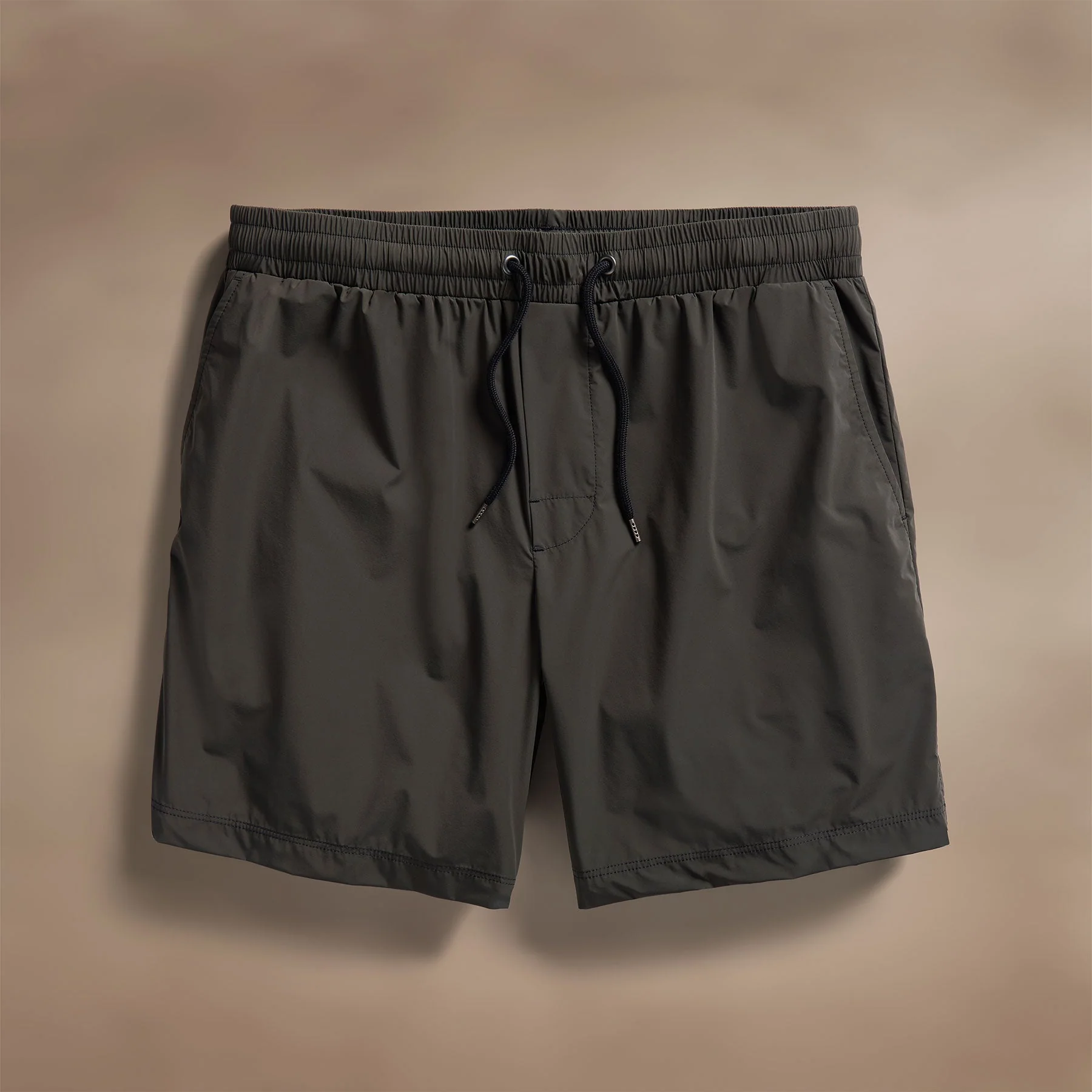 Stretch Nylon Split Hem Boardshort - Hemlock