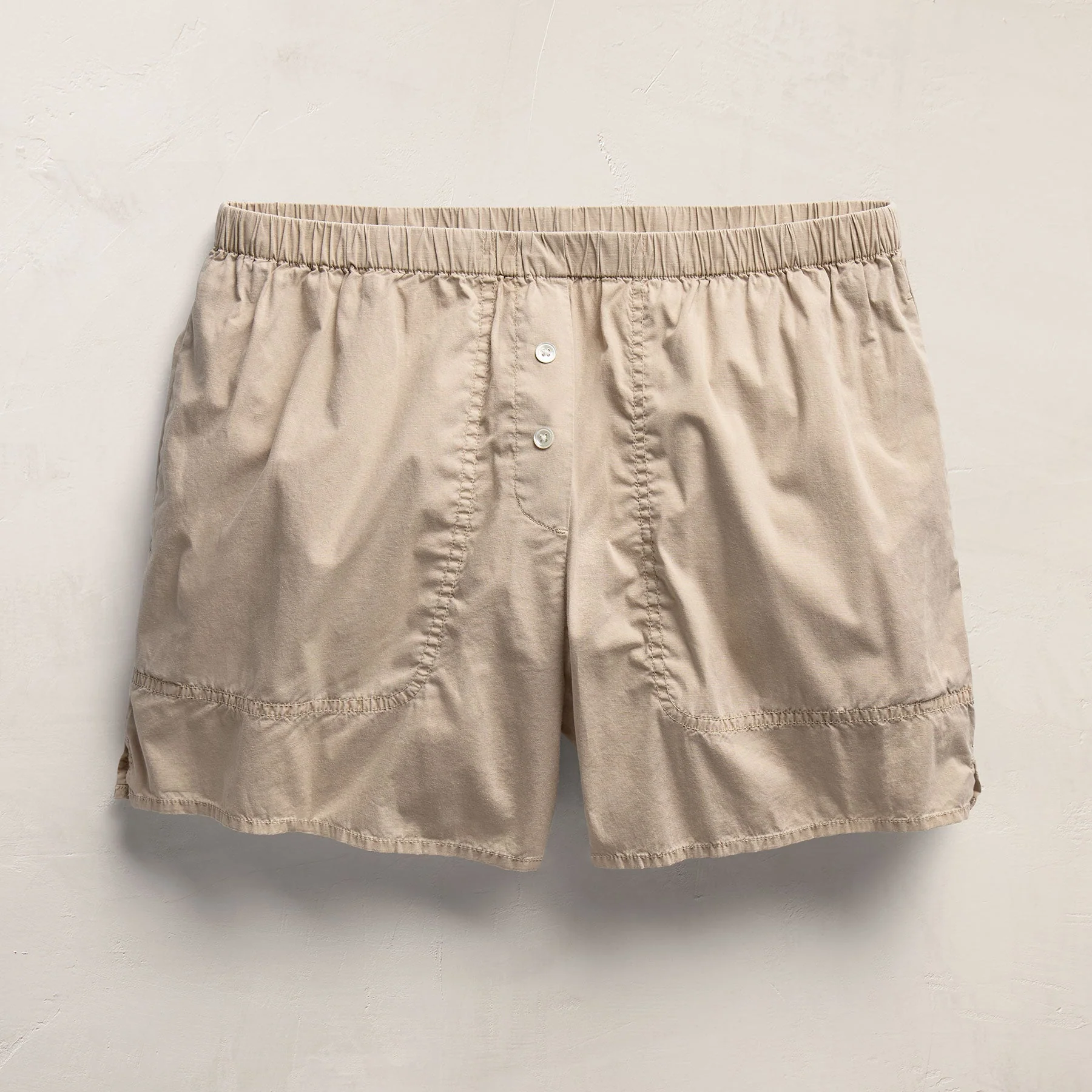 Stretch Poplin Boxer Short - Stone Pigment - Image 2