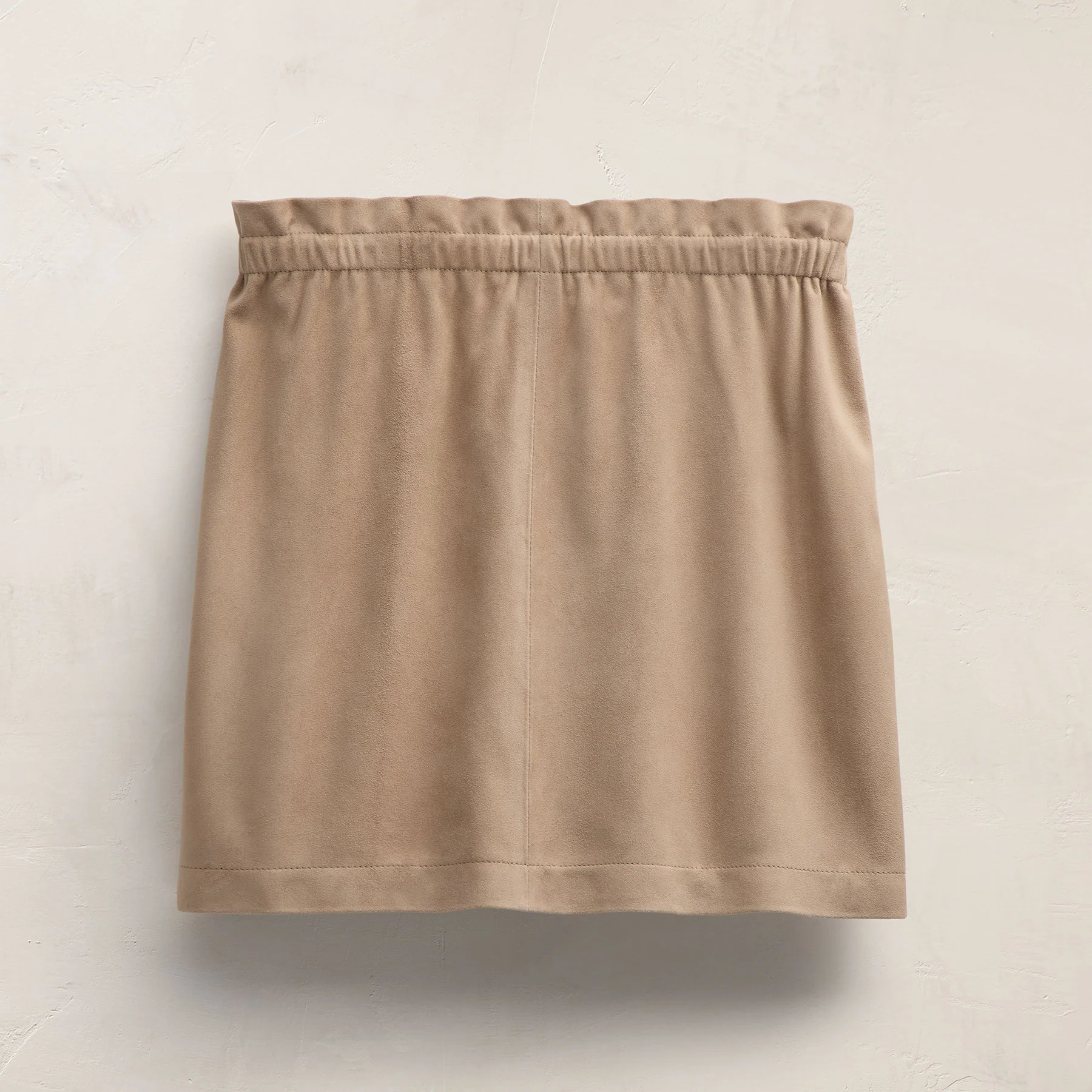 Suede Mini Skirt - Grout - Image 7