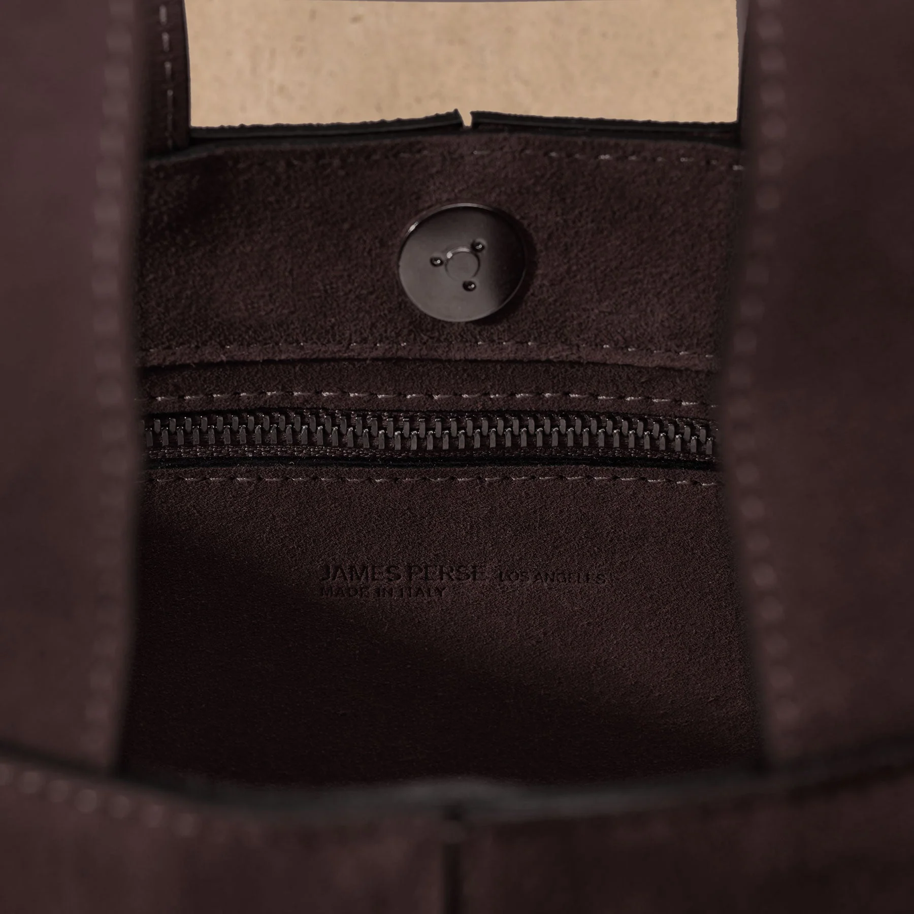 Suede Mini Tote - Cafe - Image 3