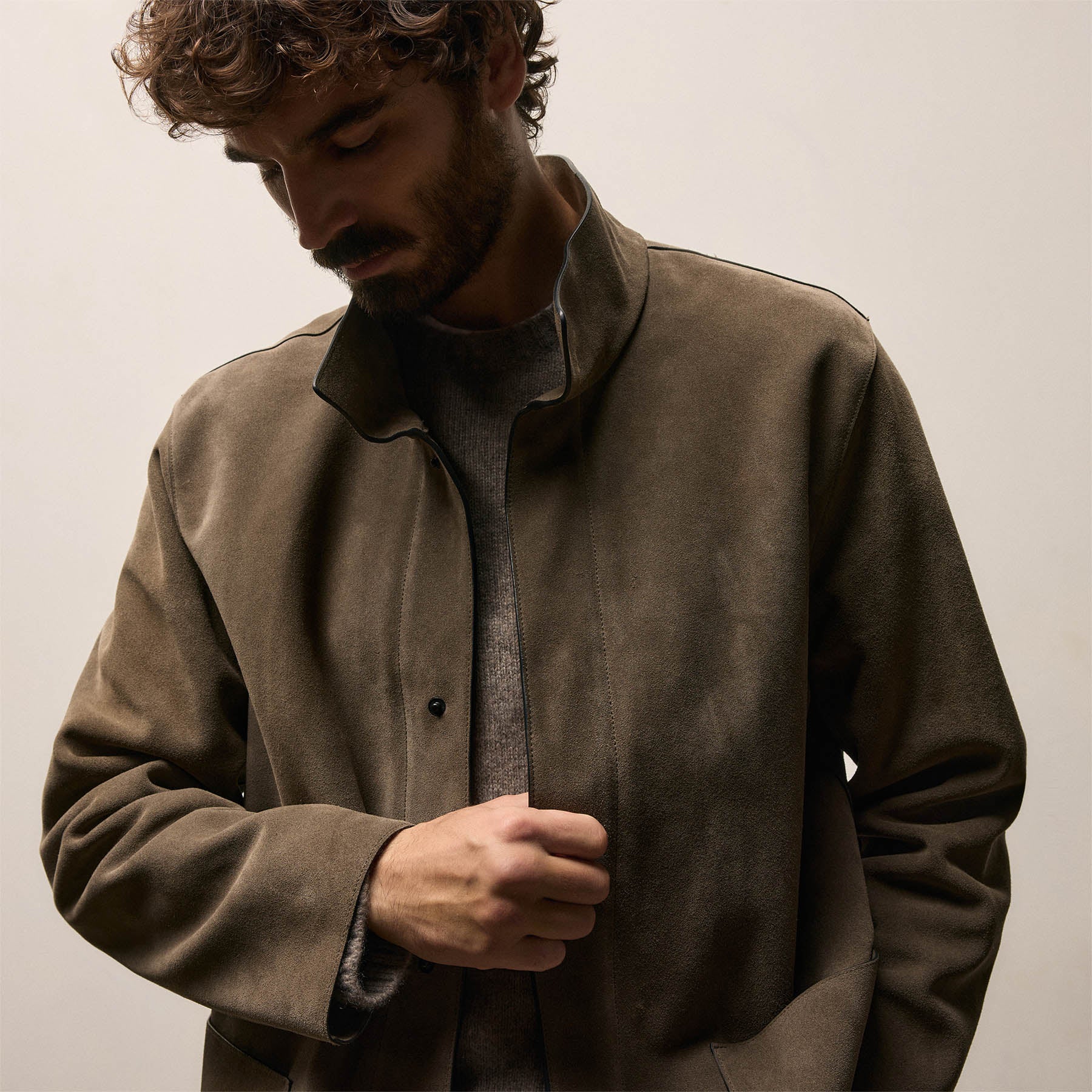 Suede Ranch Jacket - Caribou - Image 3
