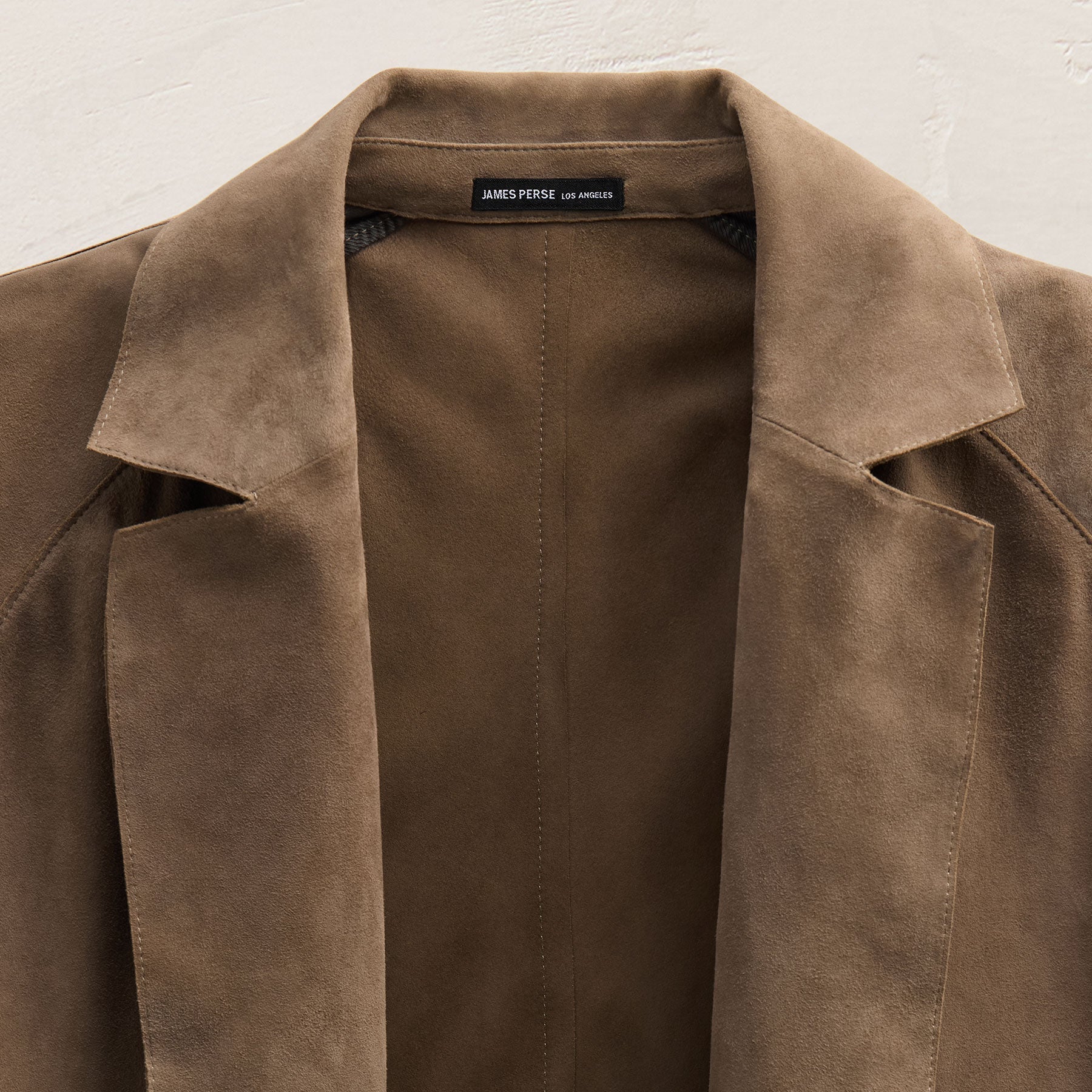 Suede Trench Coat - Caribou - Image 5