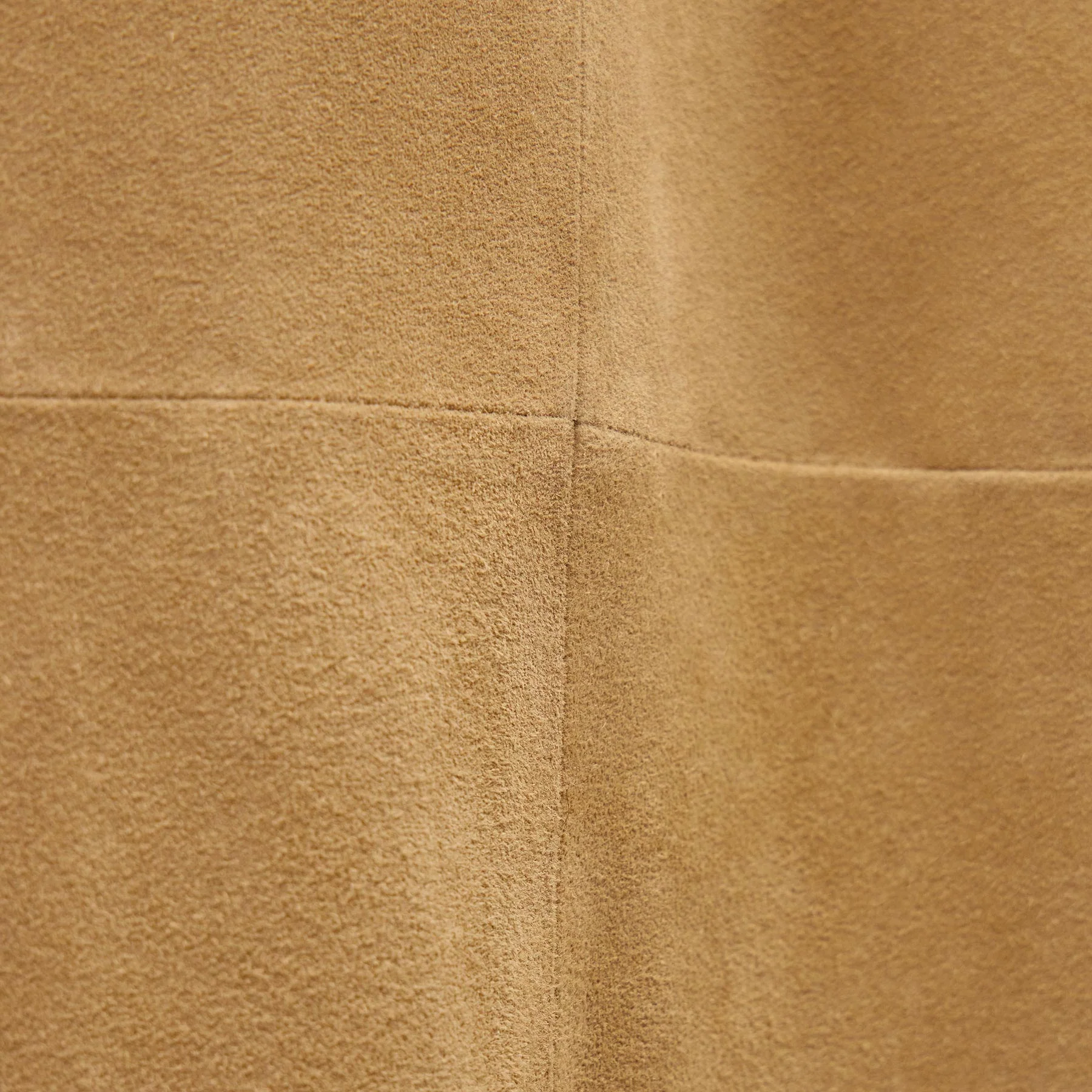 Suede Wide Leg Pant - Sand - Image 8