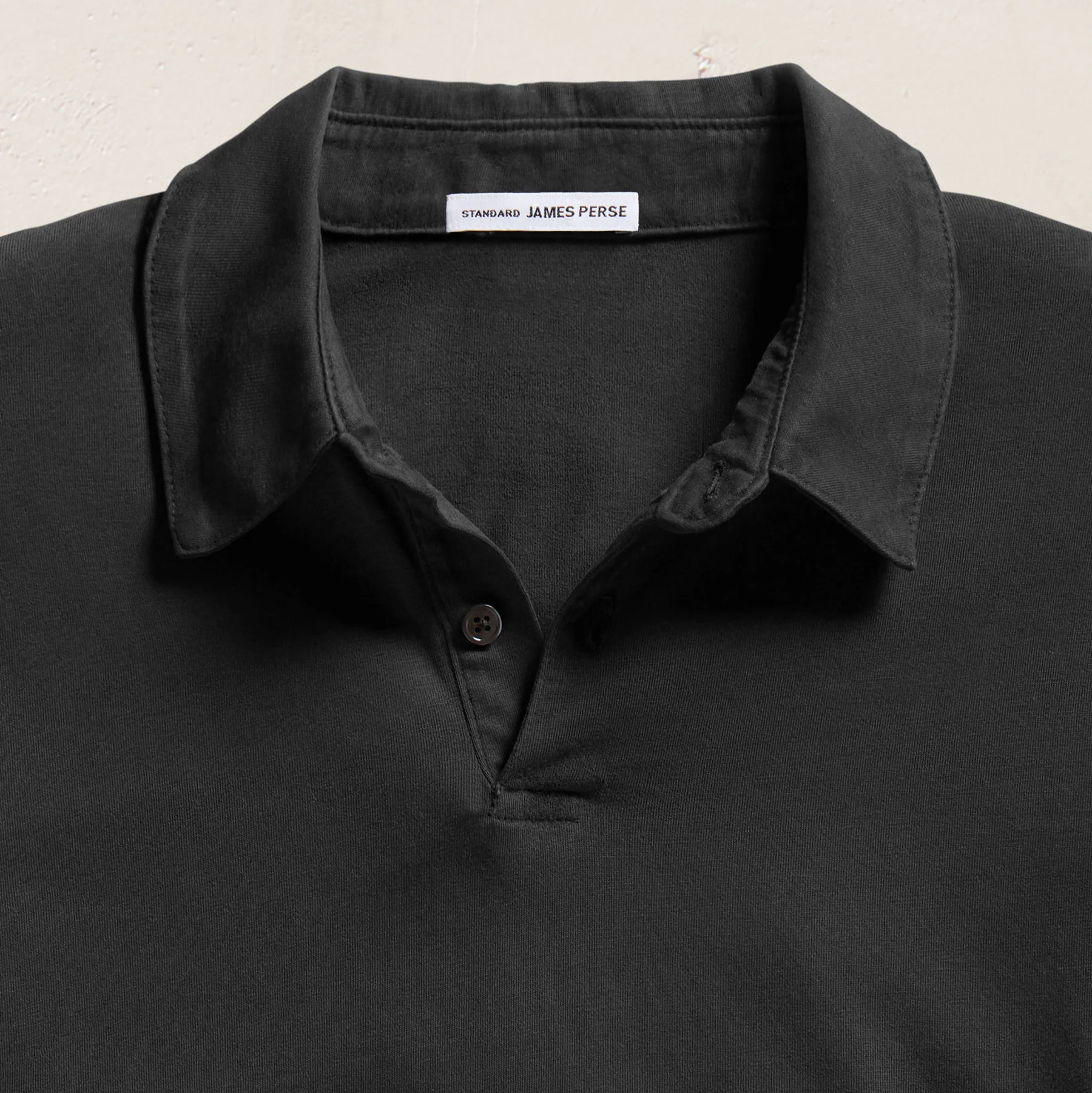 Sueded Jersey Polo - Carbon Pigment - Image 7
