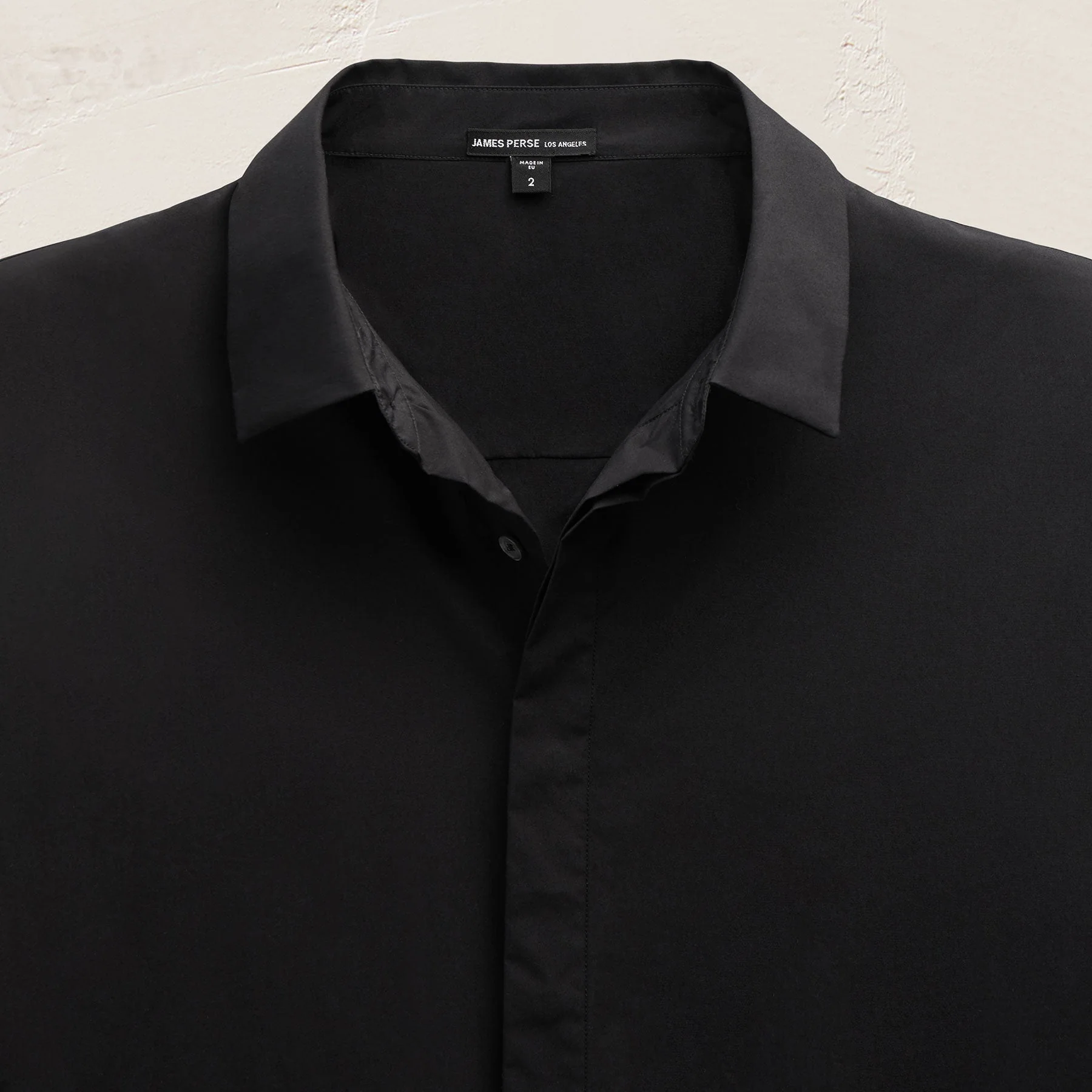 Supima Poplin Shirt - Black - Image 5
