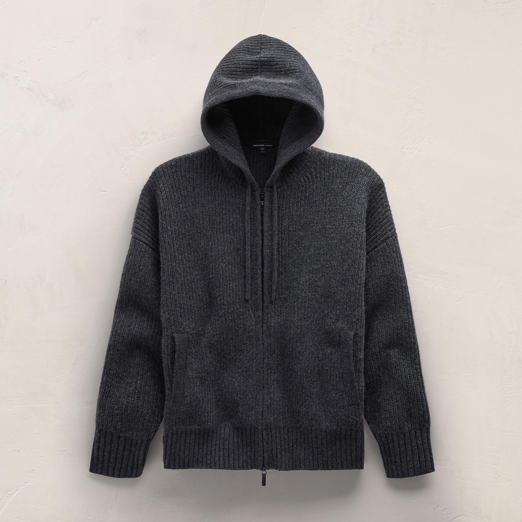 Unisex Beach Zip Sweater - Coal - Image 3