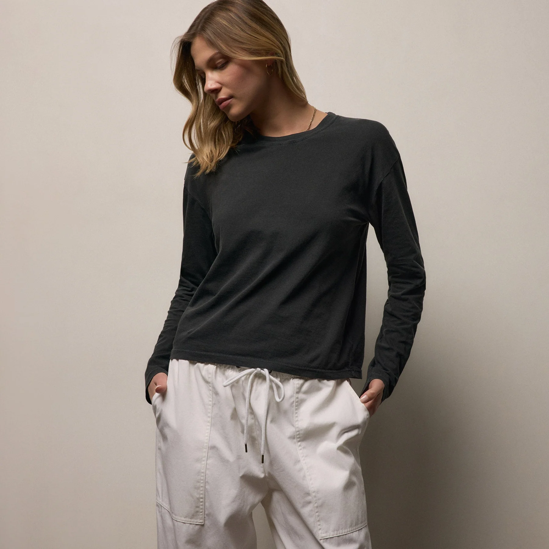 Vintage Boxy Tee - Carbon Pigment - Image 3