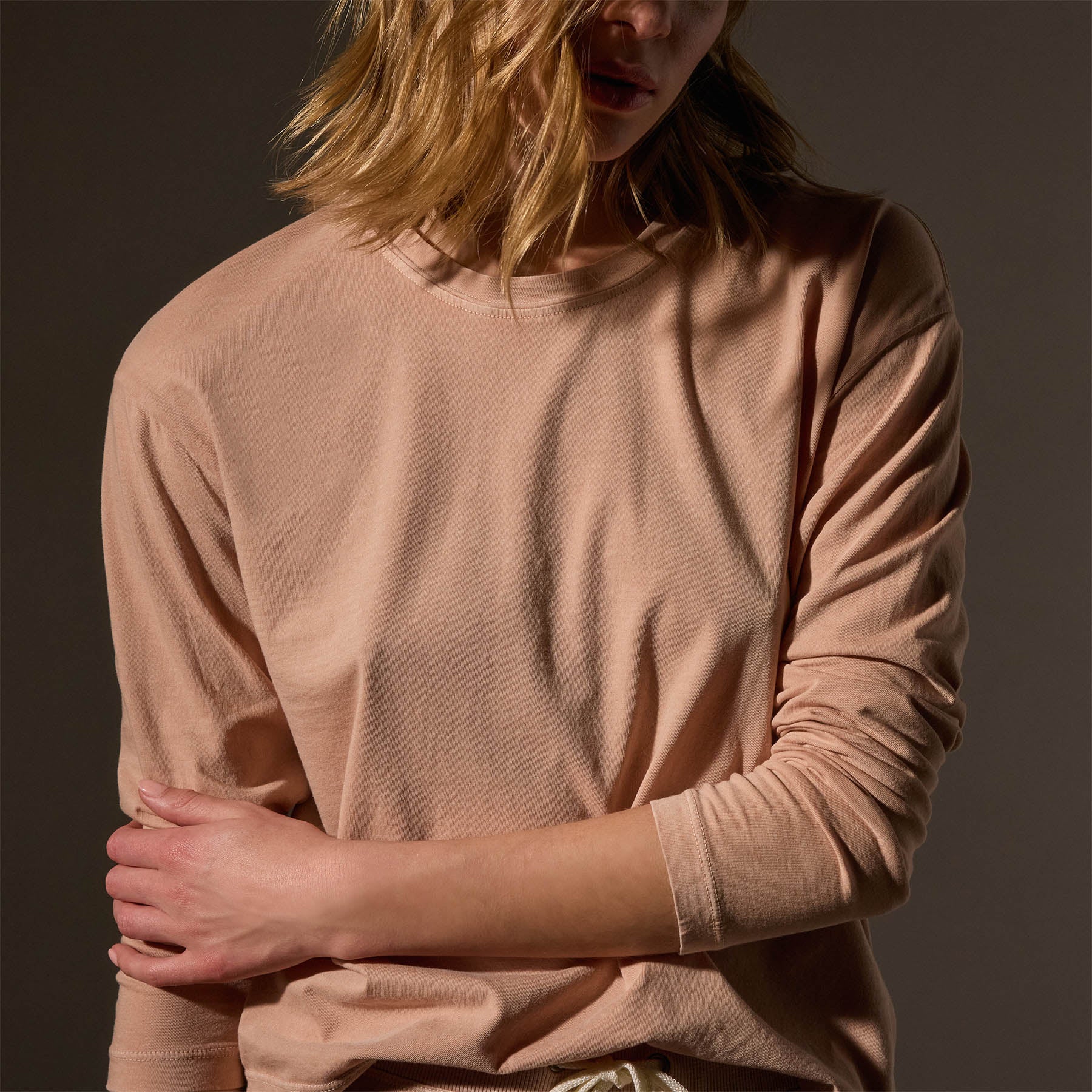 Vintage Boxy Tee - Rose Nude Pigment - Image 2